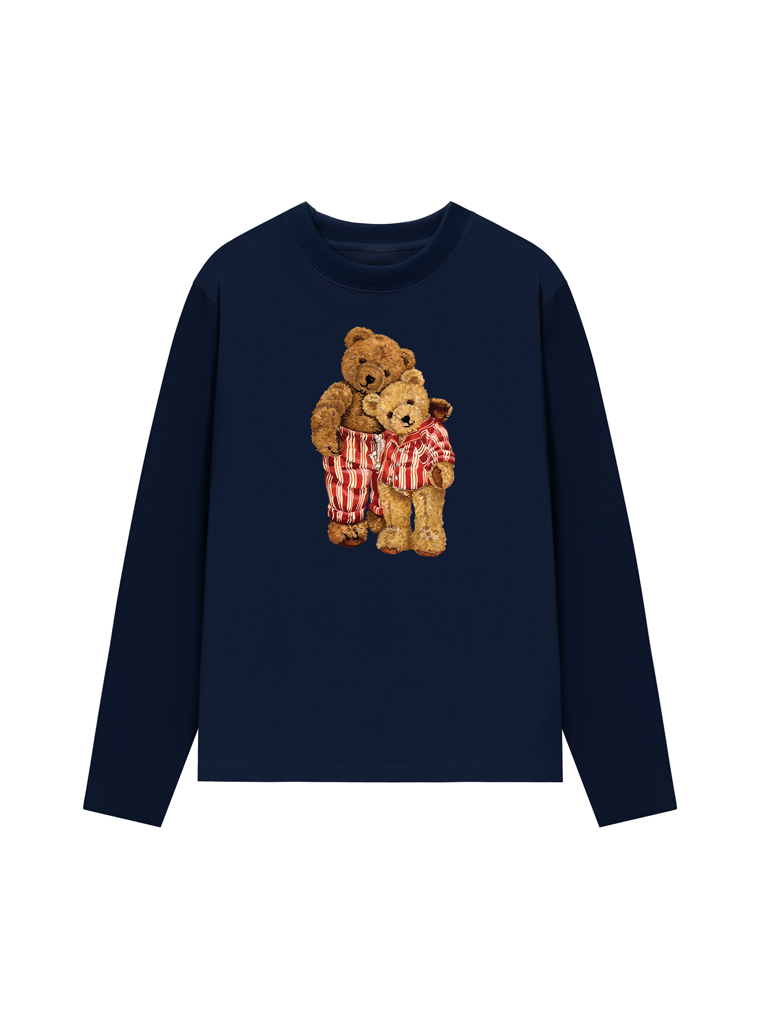 Áo Thun Dài Tay Couple Bear Go To Bed