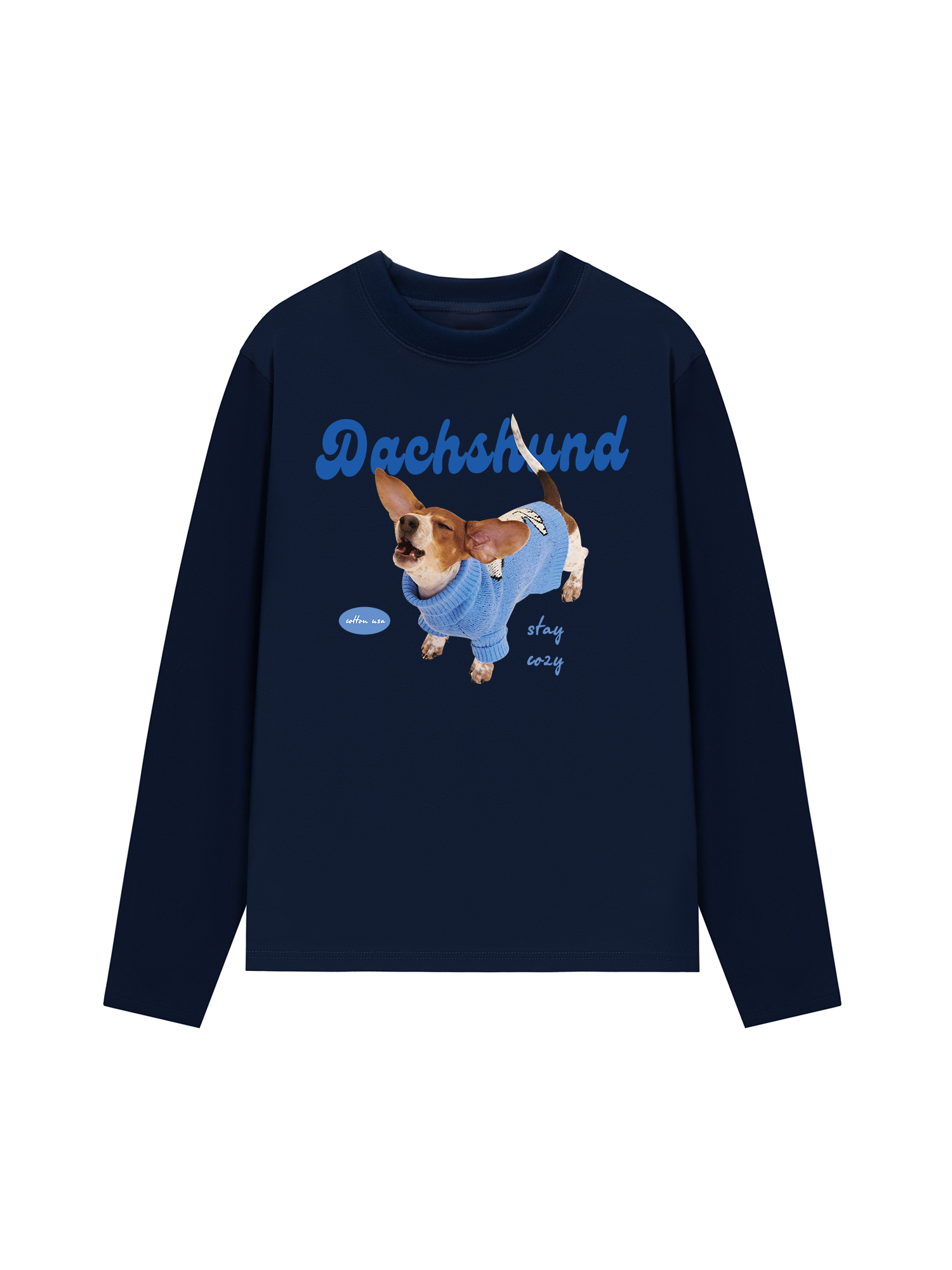 Áo Thun Dài Tay Dachshund Stay Cozy