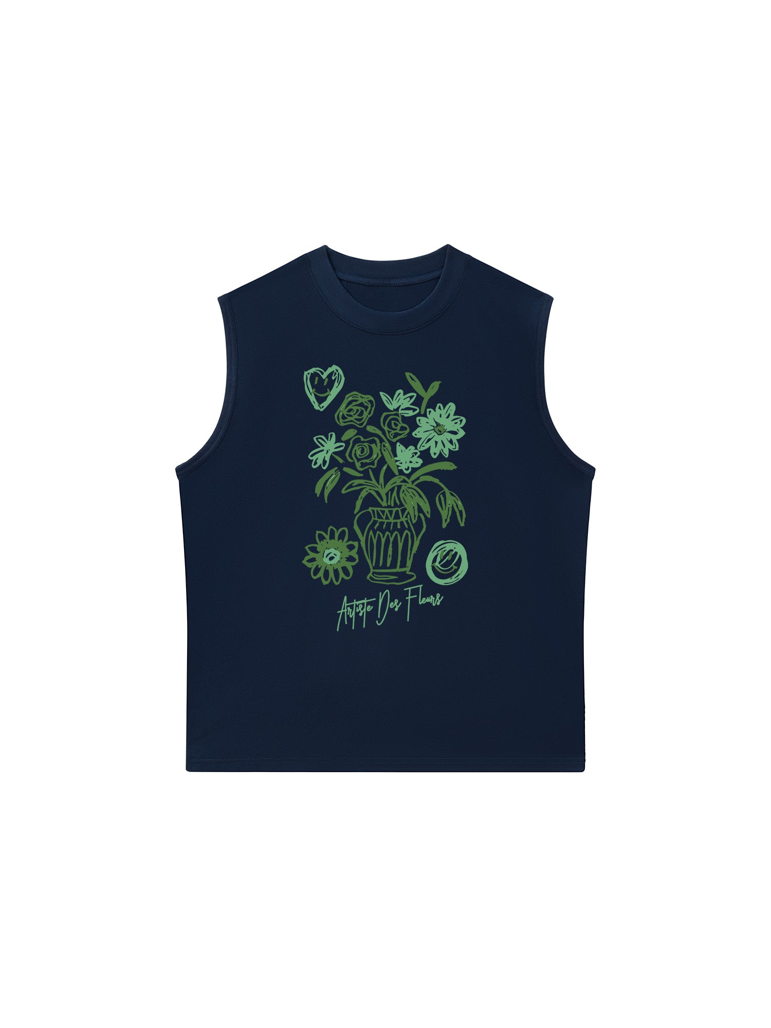 Áo Ba Lỗ Relaxed Fit Floral Artiste Des Fleurs