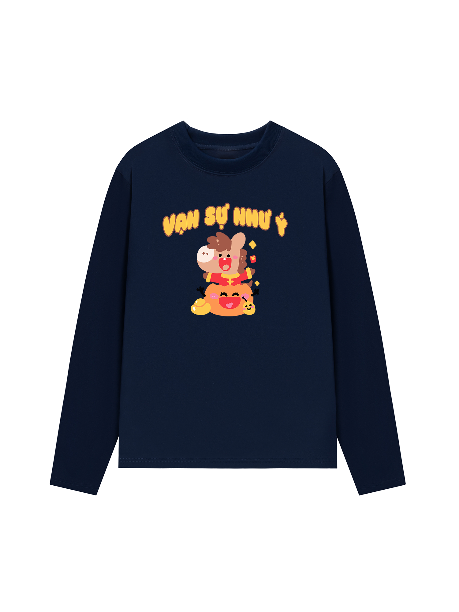 Áo Thun Dài Tay Vạn Sự Như Ý