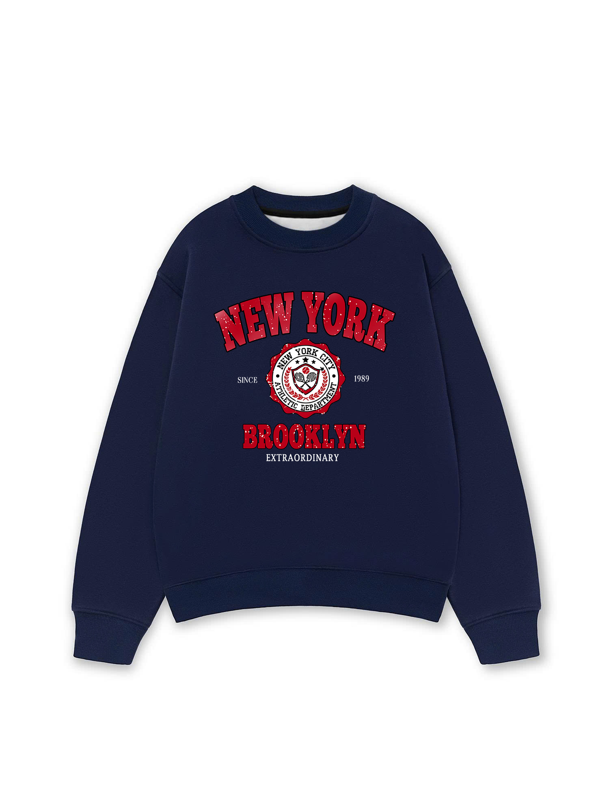 Áo Sweater Nỉ Hai Da Brooklyn