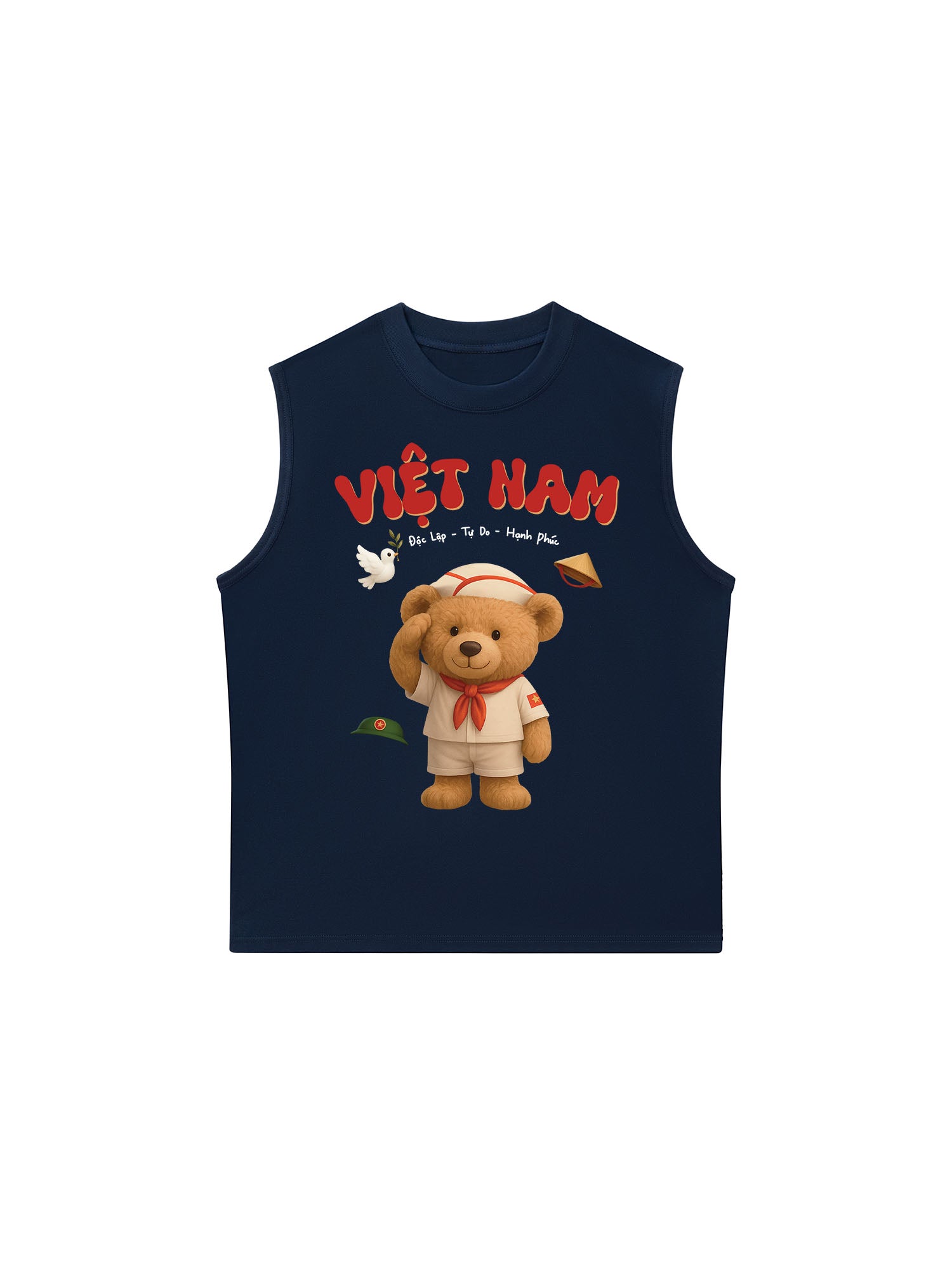 Áo Ba Lỗ Relaxed Fit Việt Nam Teddy