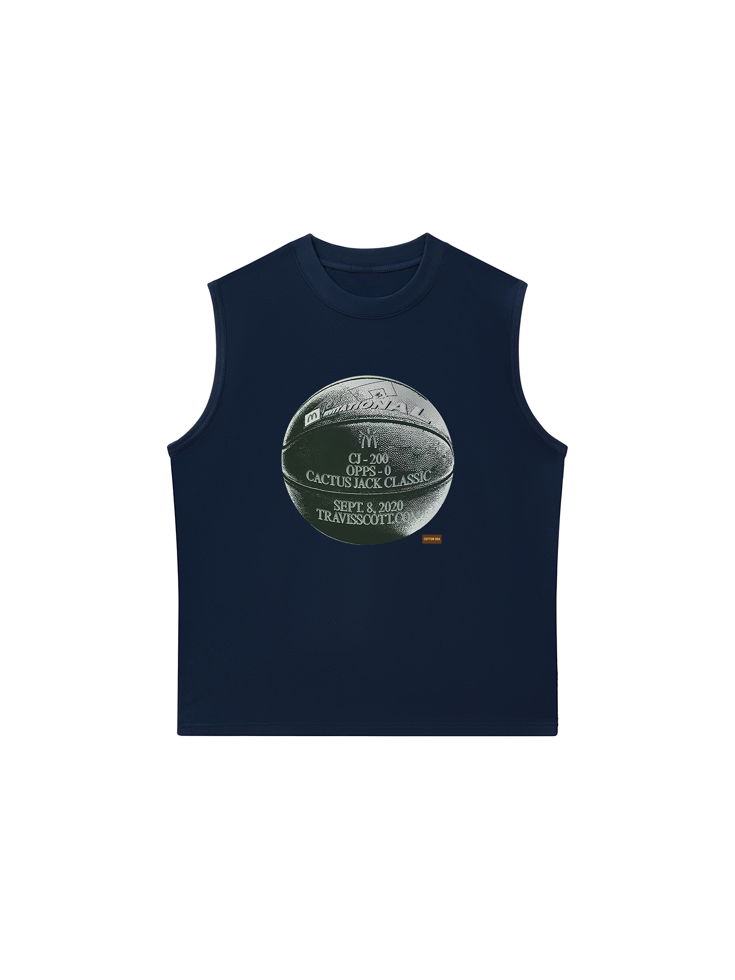 Áo Ba Lỗ Relaxed Fit Basketball Silver Ball