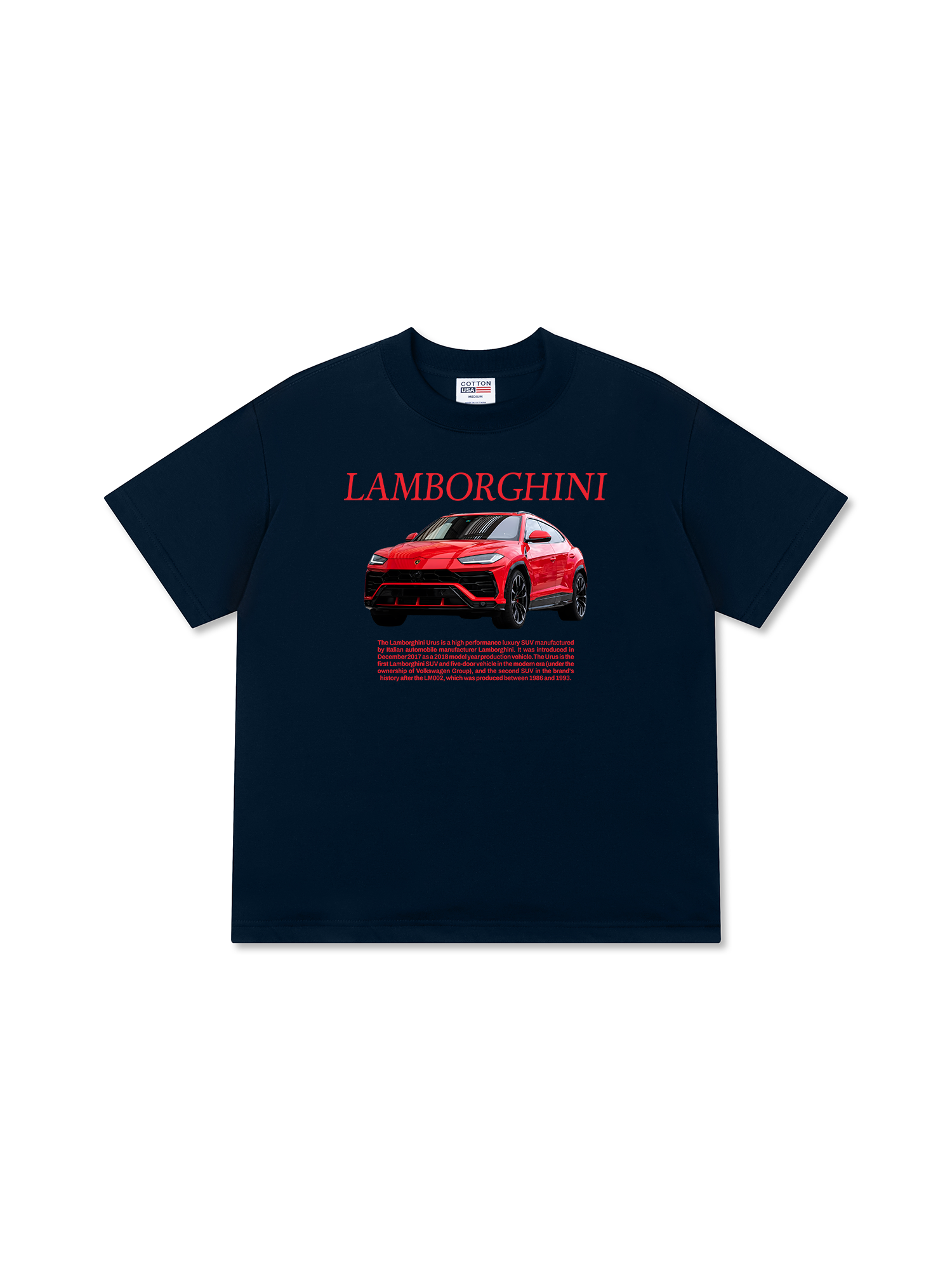 Áo Thun Relaxed Fit Lamborghini Urus Red
