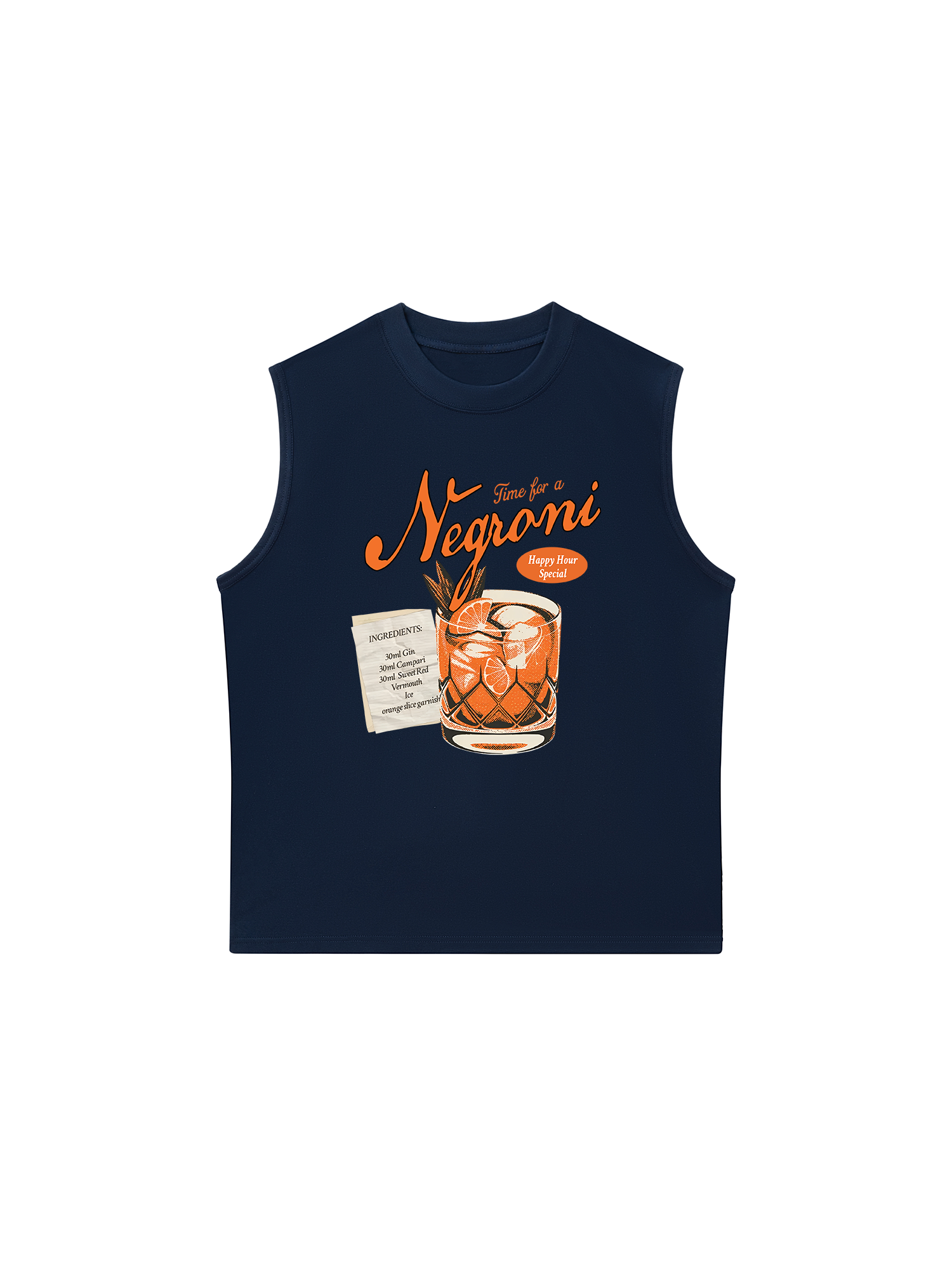Áo Ba Lỗ Relaxed Fit Time For A Negroni