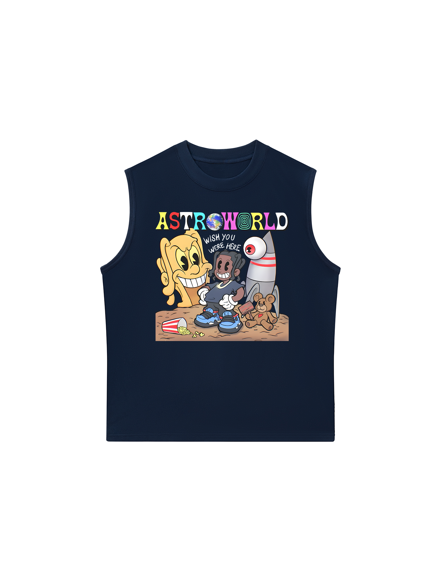 Áo Ba Lỗ Relaxed Fit Astroworld Travis