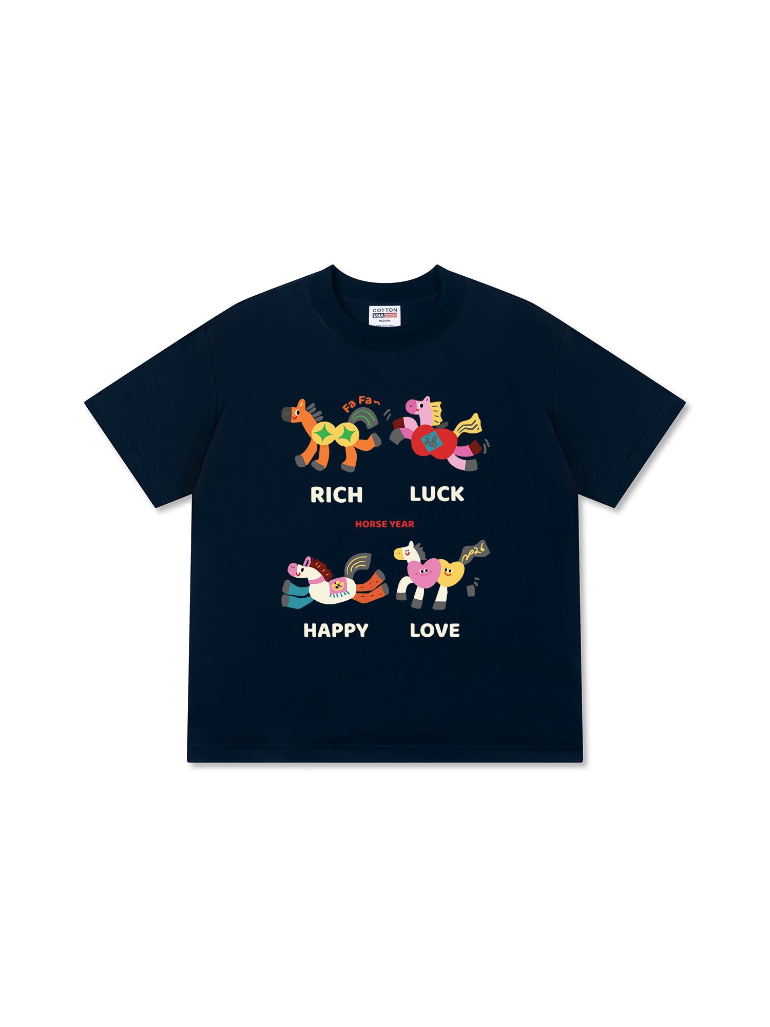 Áo Thun Relaxed Fit Horse Year