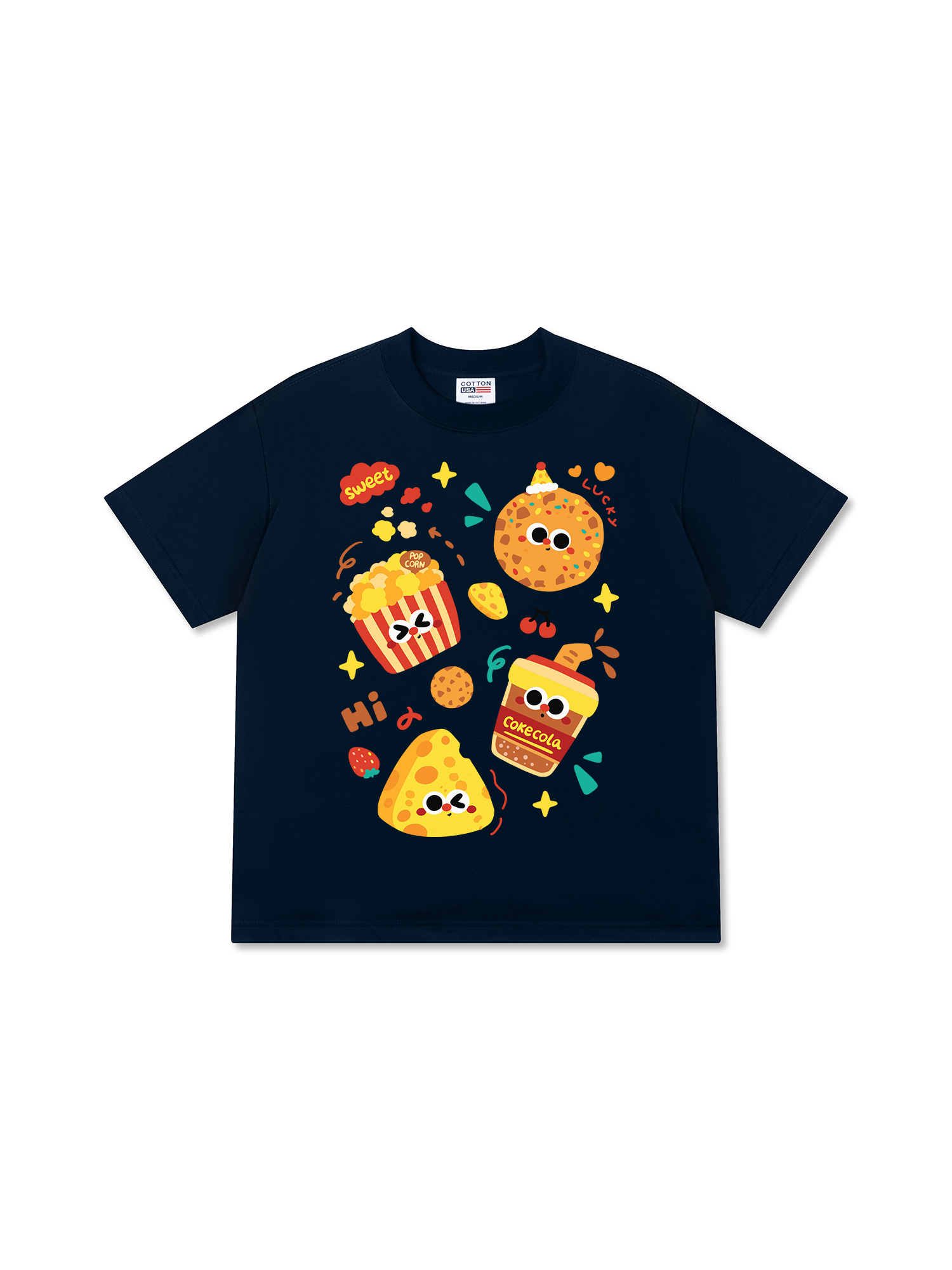 Áo Thun Relaxed Fit Yummy Mood Triple Funny