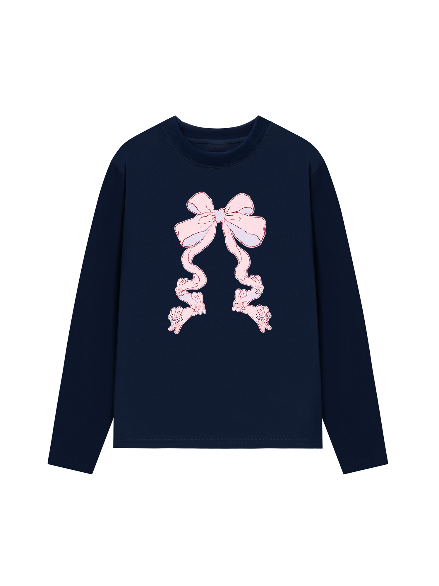 Áo Thun Dài Tay Rabbit Ribbon