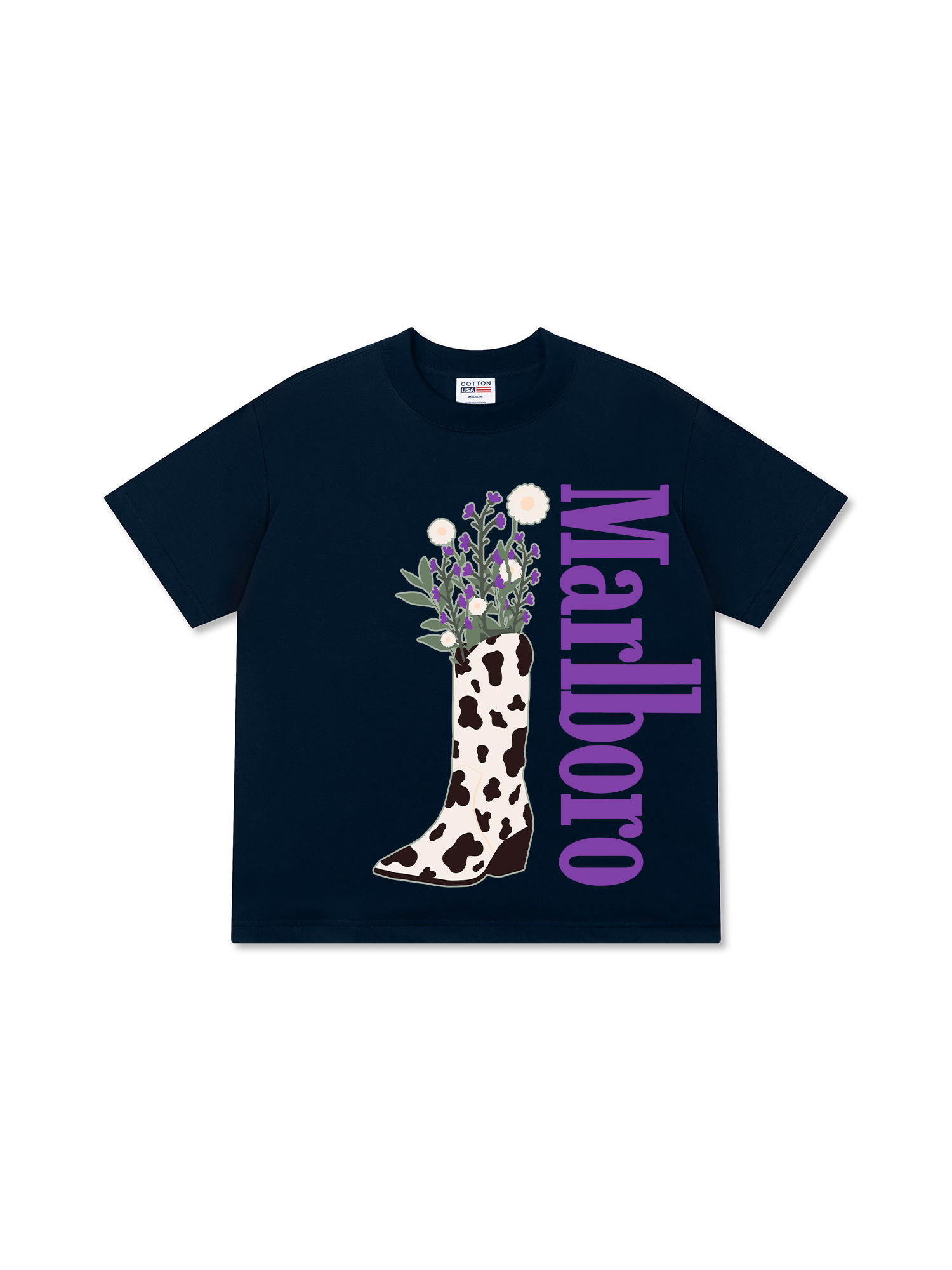 Áo Thun Relaxed Fit Marlboro Flower In My Boot