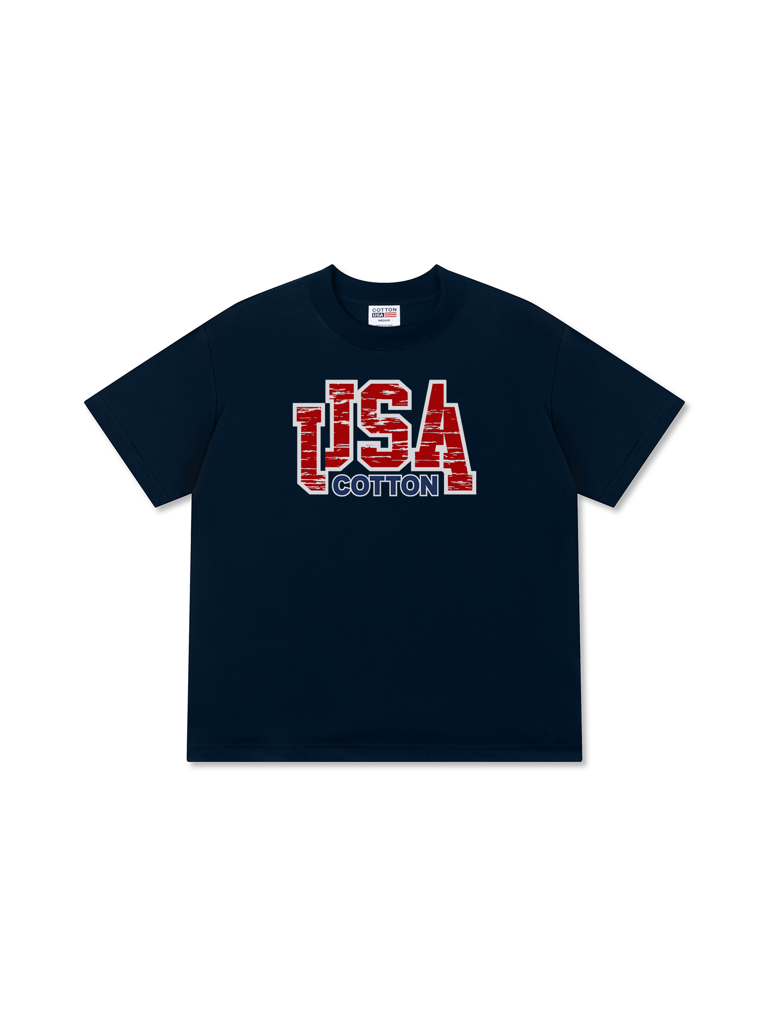 Áo Thun Relaxed Fit USA Scratched Typo