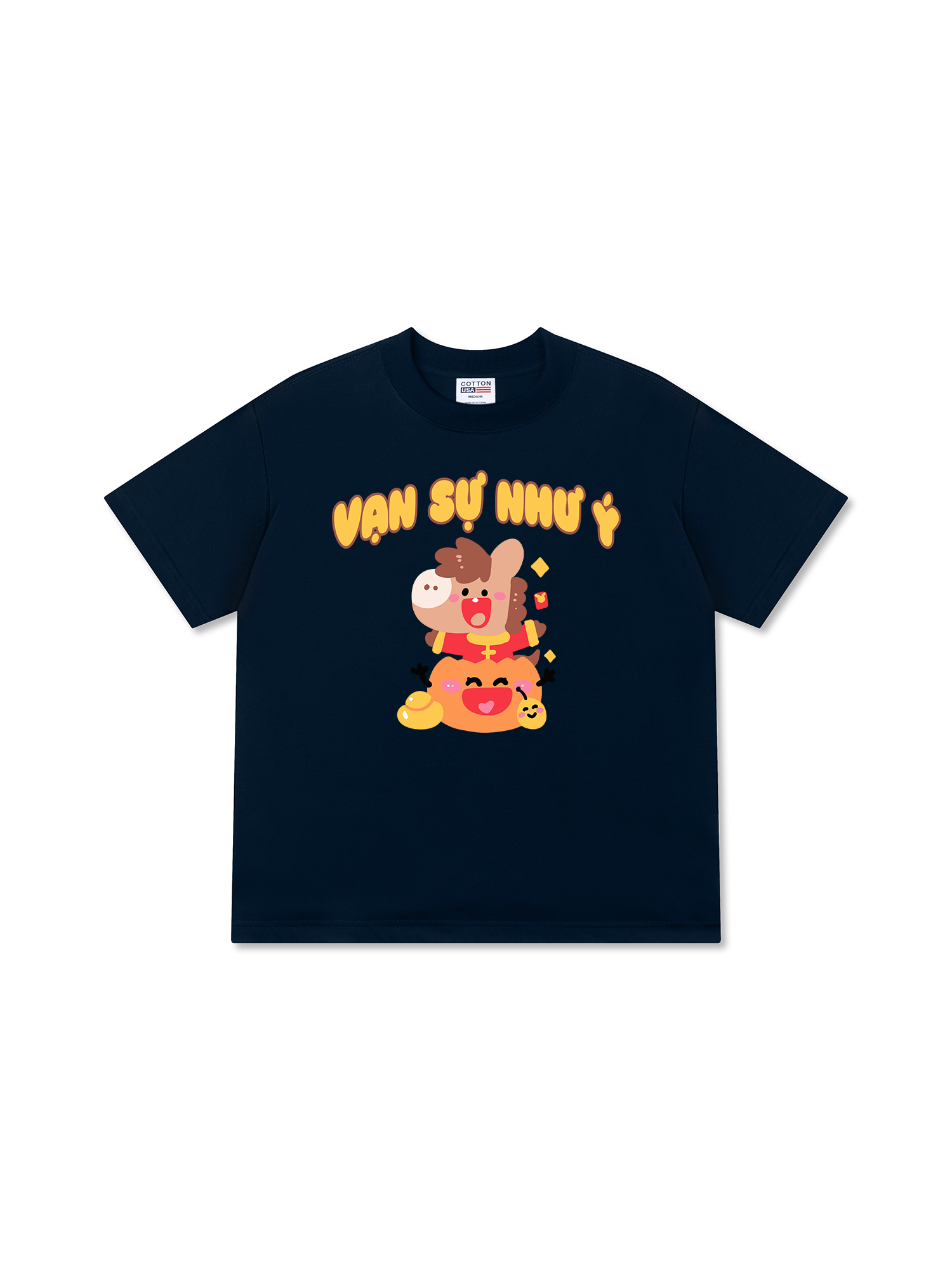 Áo Thun Relaxed Fit Vạn Sự Như Ý