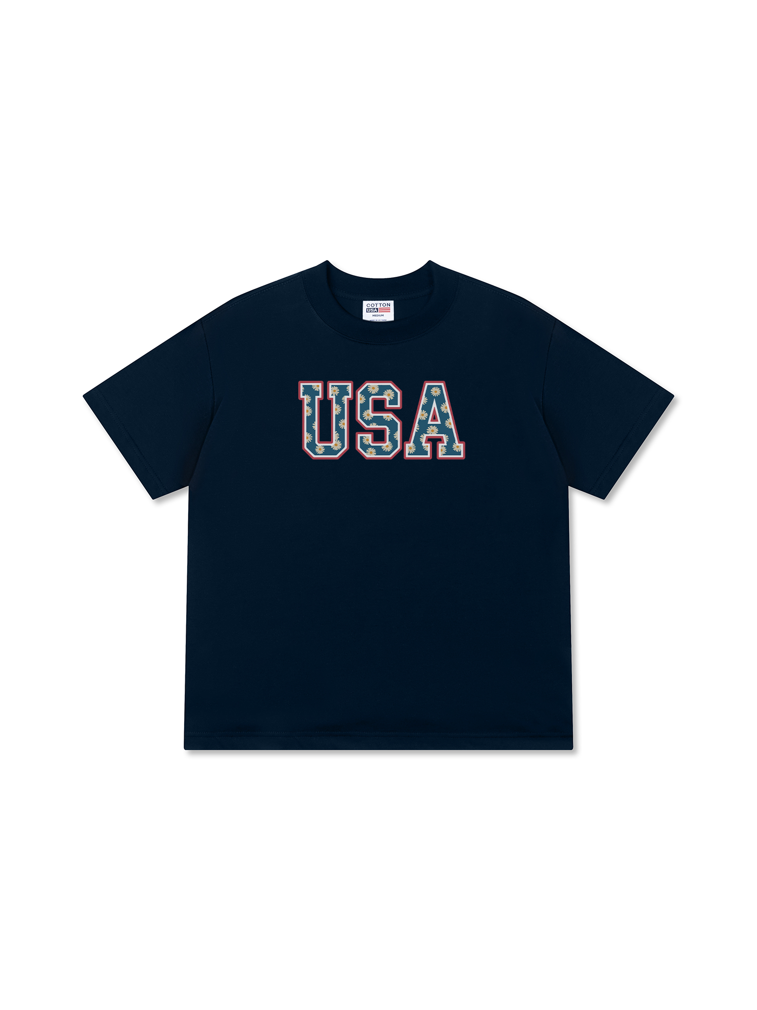 Áo Thun Relaxed Fit USA Daisy Season