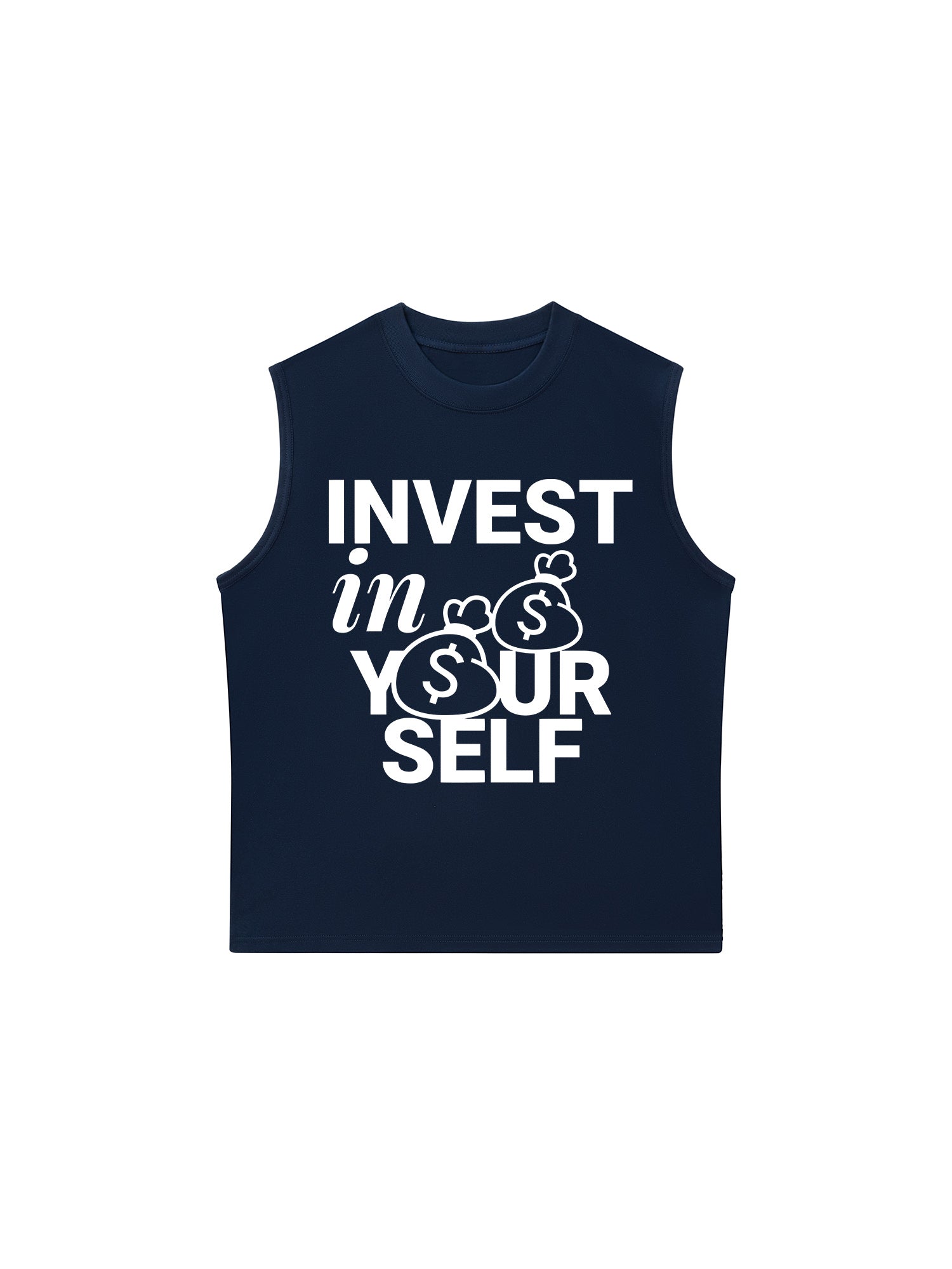 Áo Ba Lỗ Relaxed Fit Money Invest In Yourself