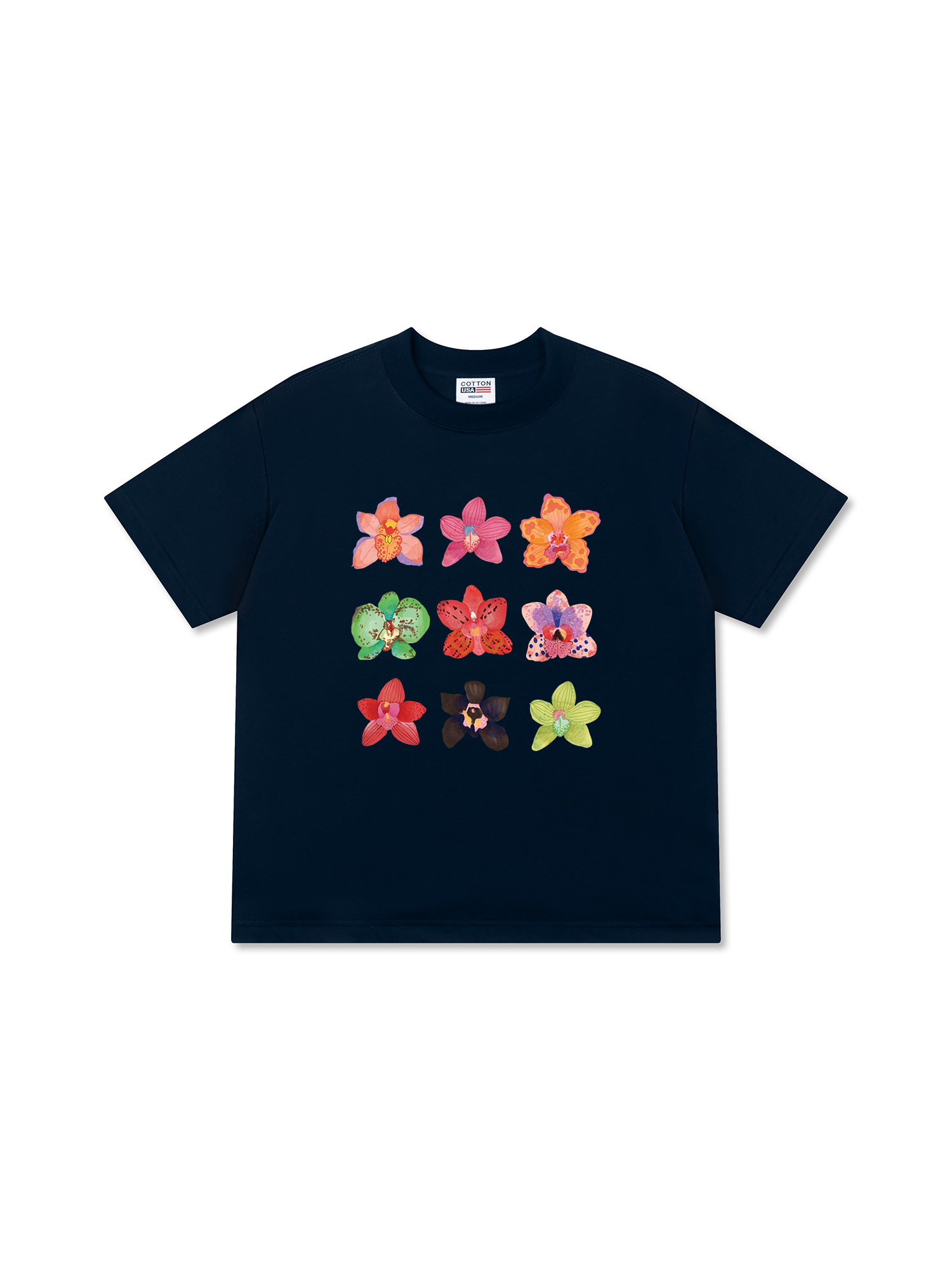 Áo Thun Relaxed Fit Tropical Orchid Bloom