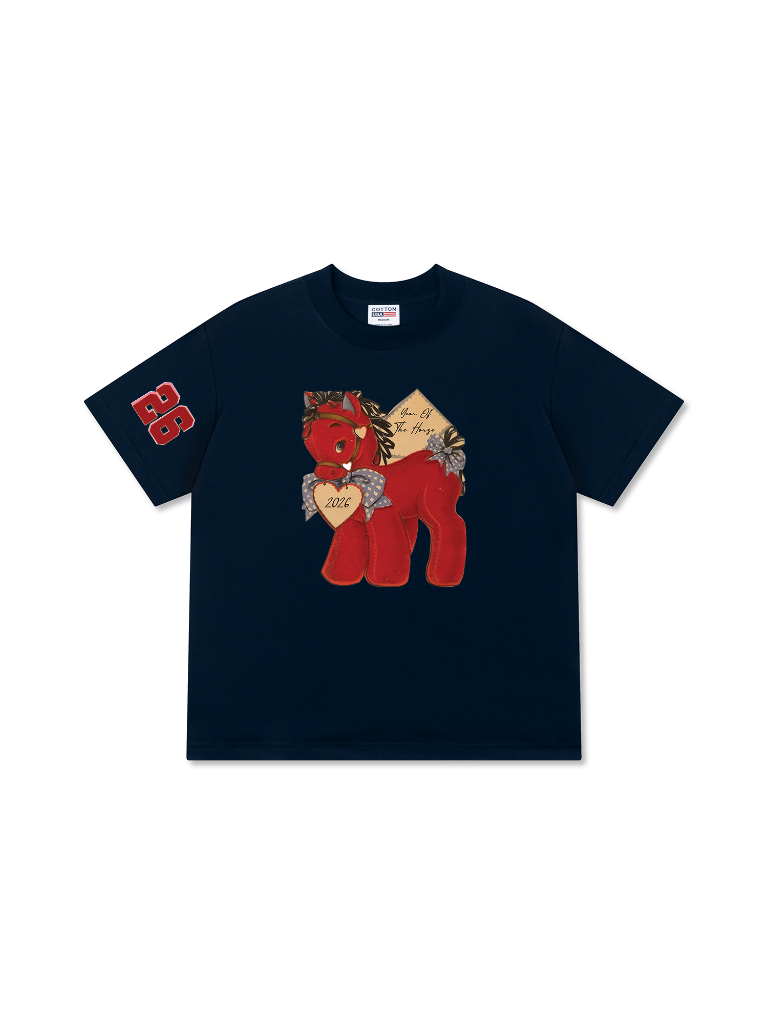 Áo Thun Relaxed Fit Red Horse 2026