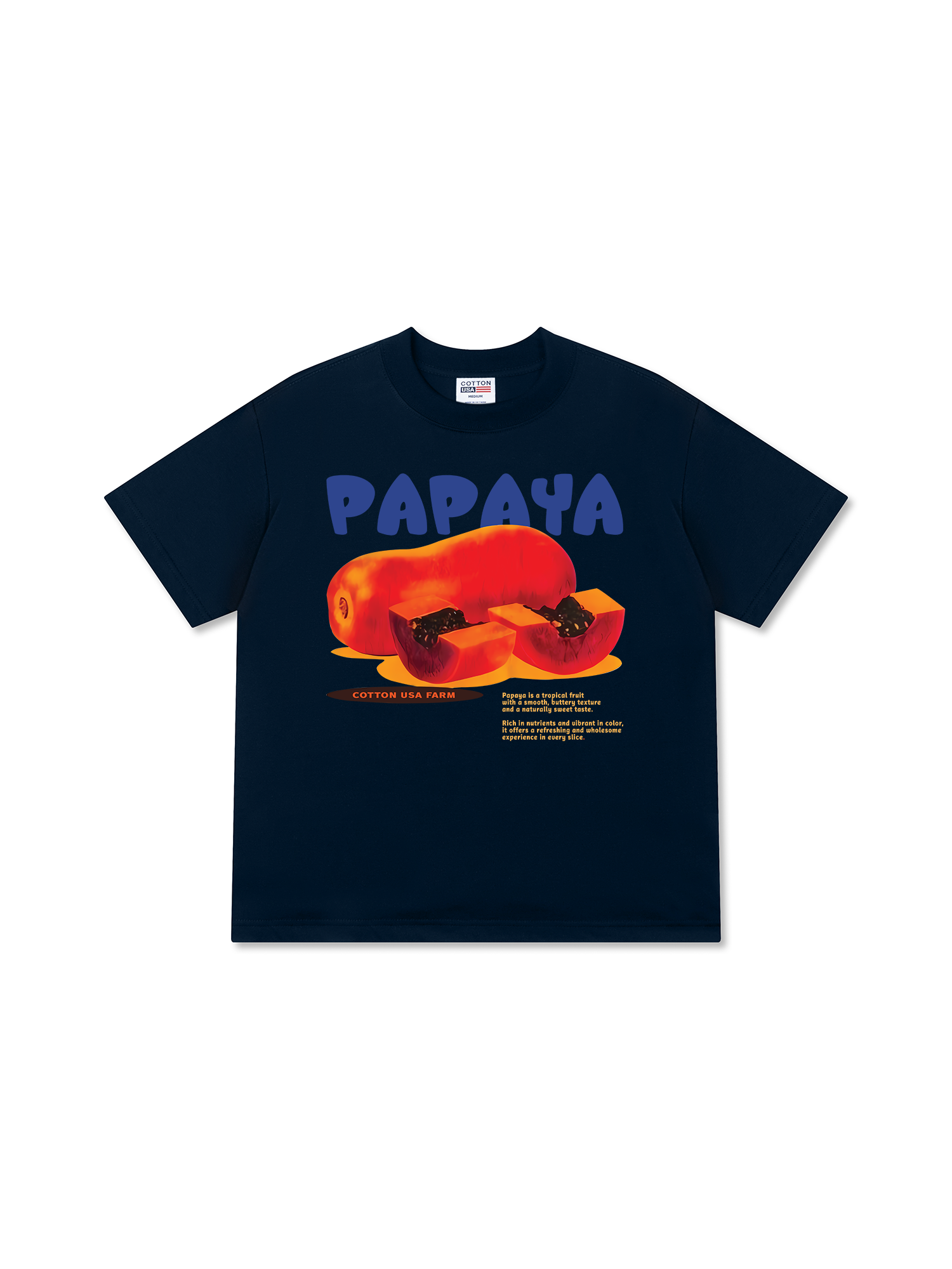Áo Thun Relaxed Fit Papaya