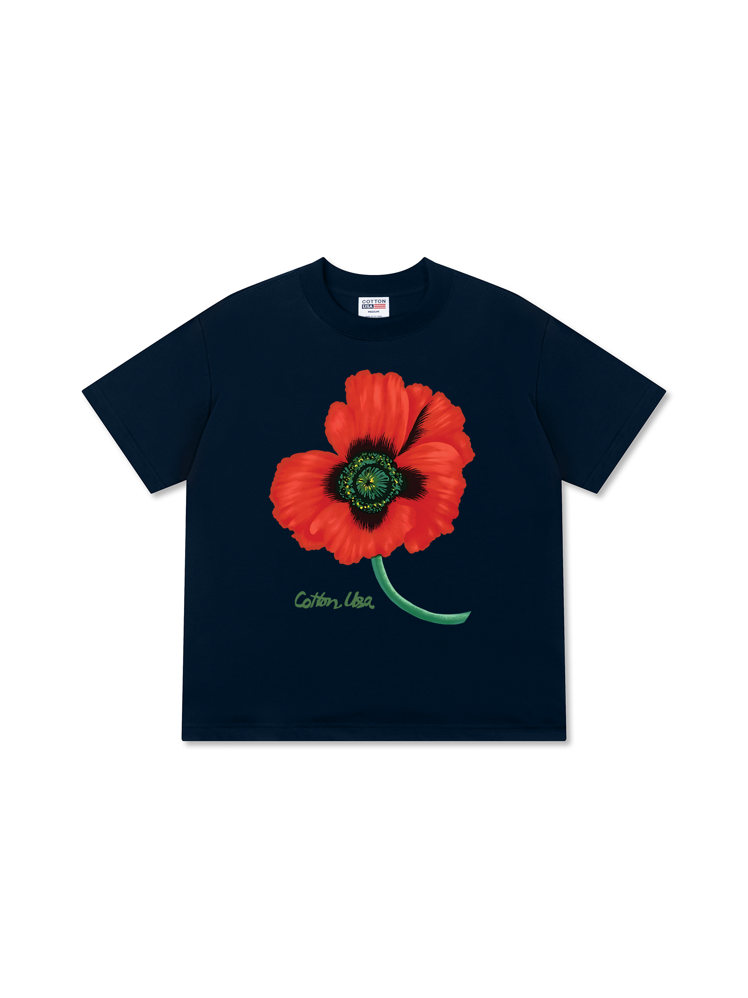 Áo Thun Relaxed Fit Floral Red