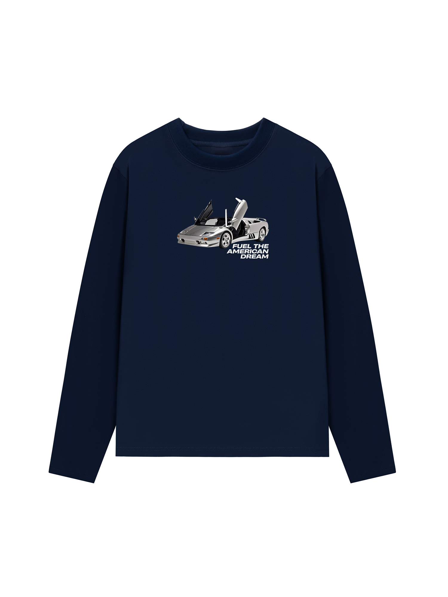 Áo Thun Dài Tay Lamborghini Fuel The American Dream