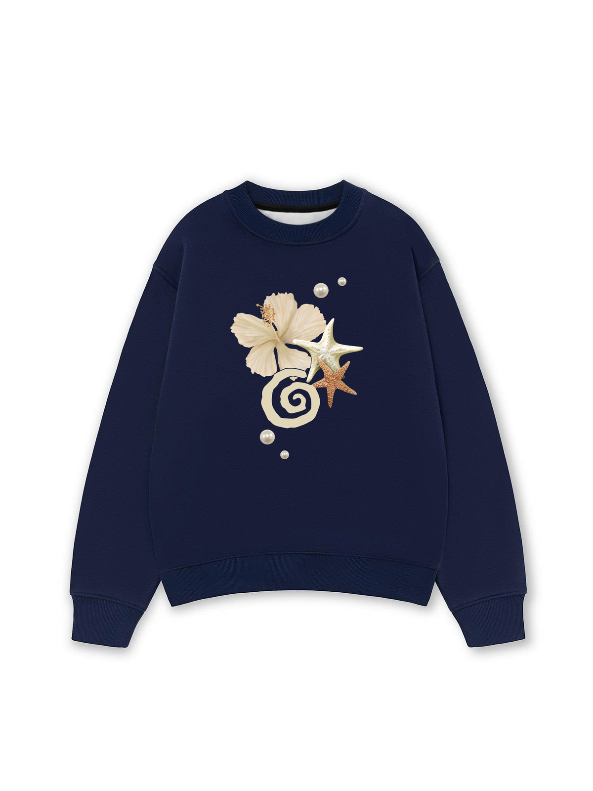 Áo Sweater Nỉ Hai Da Tropical Pearl Coast