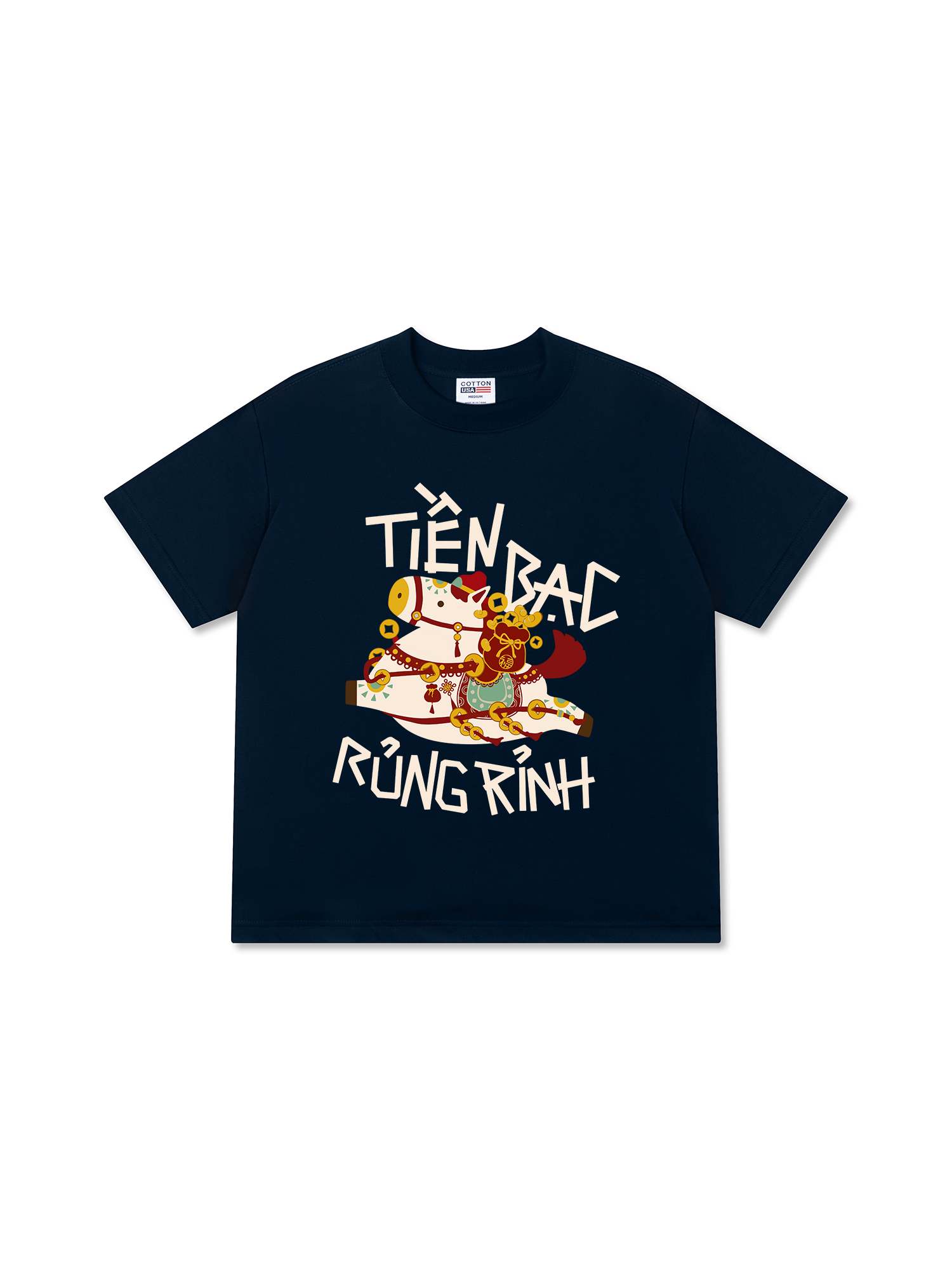 Áo Thun Relaxed Fit Tiền Bạc Rủng Rỉnh