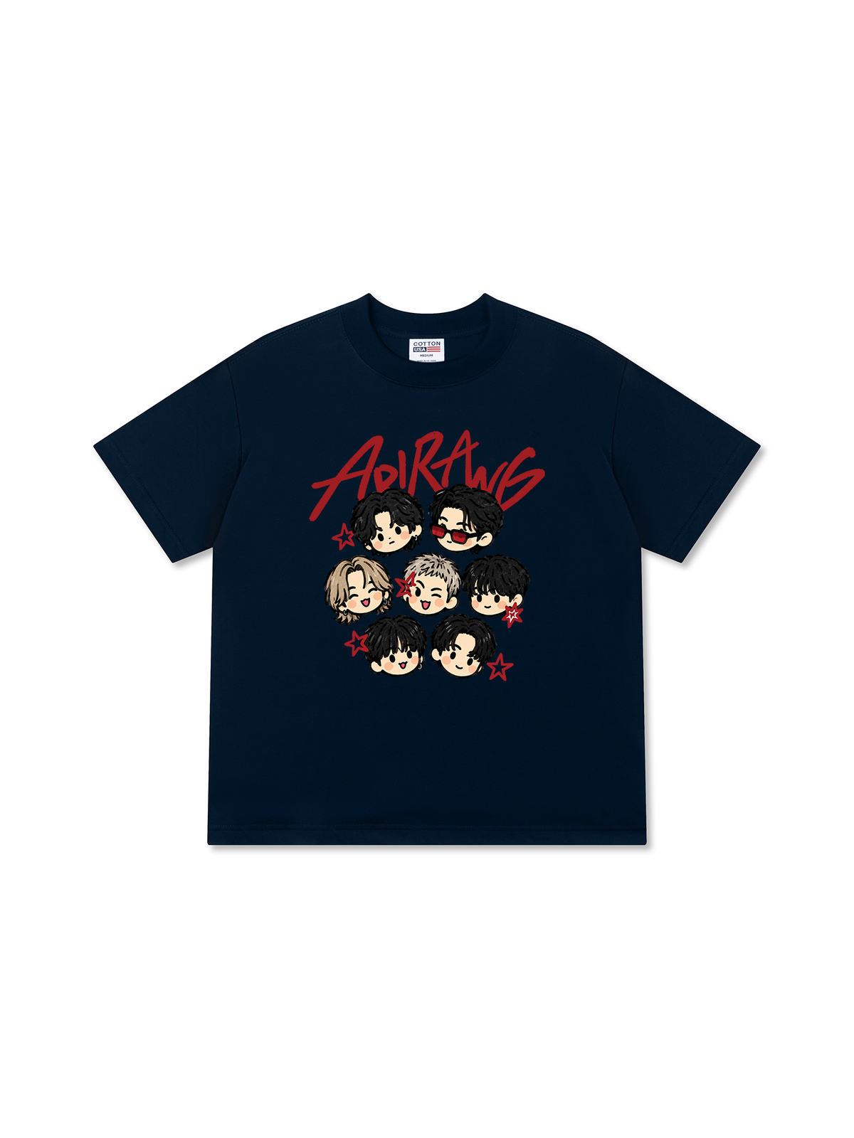 Áo Thun Relaxed Fit BTS Chibi cute