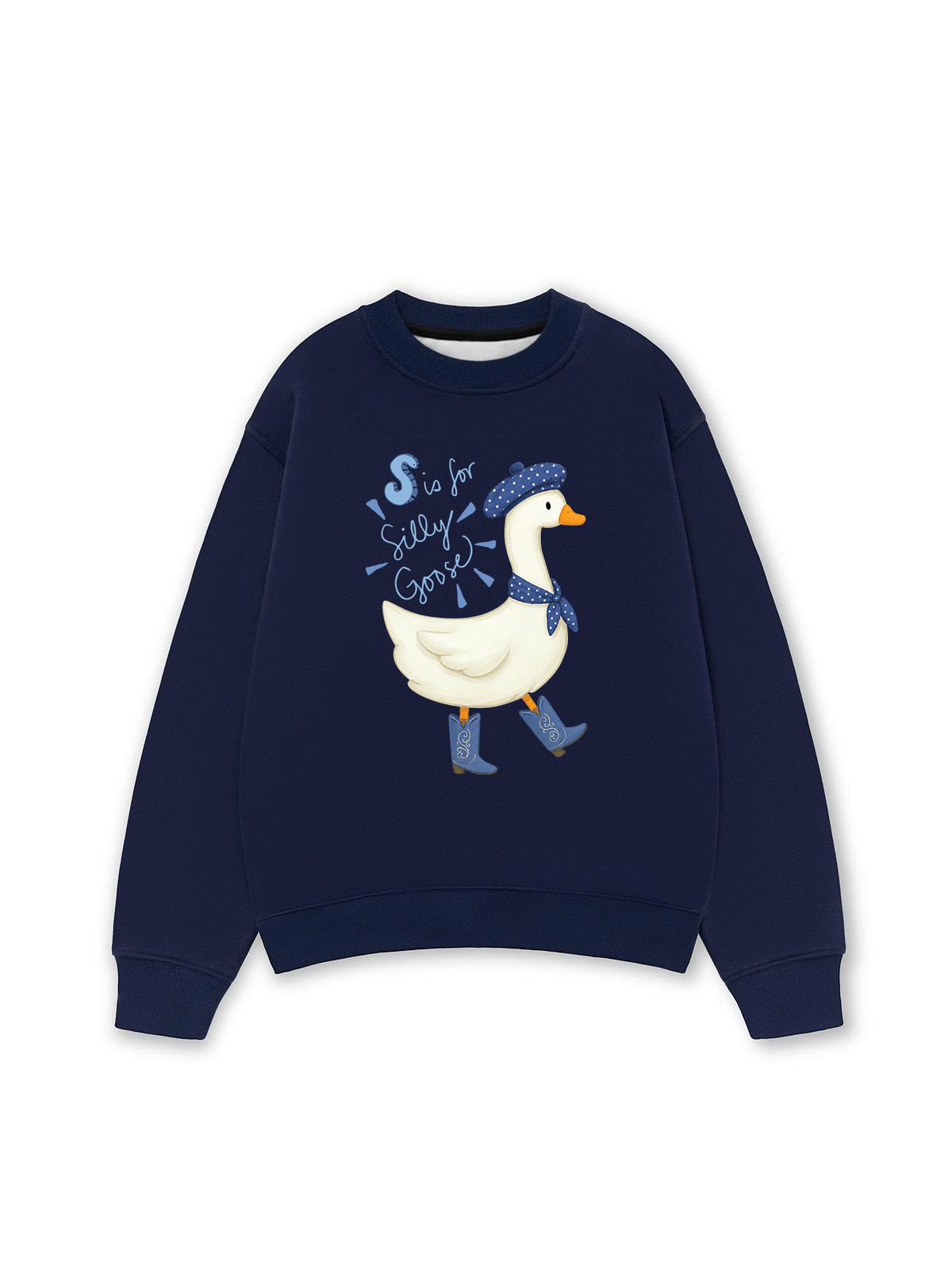 Áo Sweater Nỉ Hai Da Farm Silly Goose