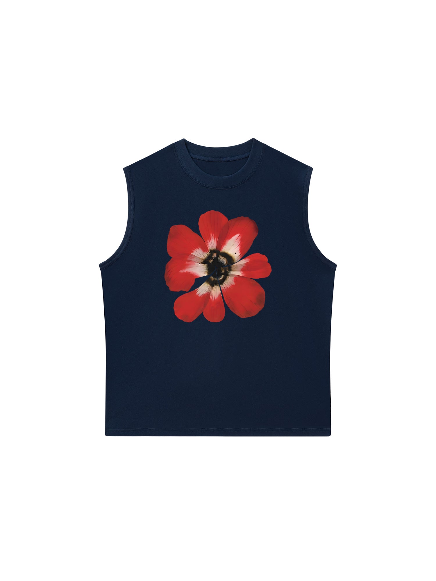Áo Ba Lỗ Relaxed Fit Floral Red Flower