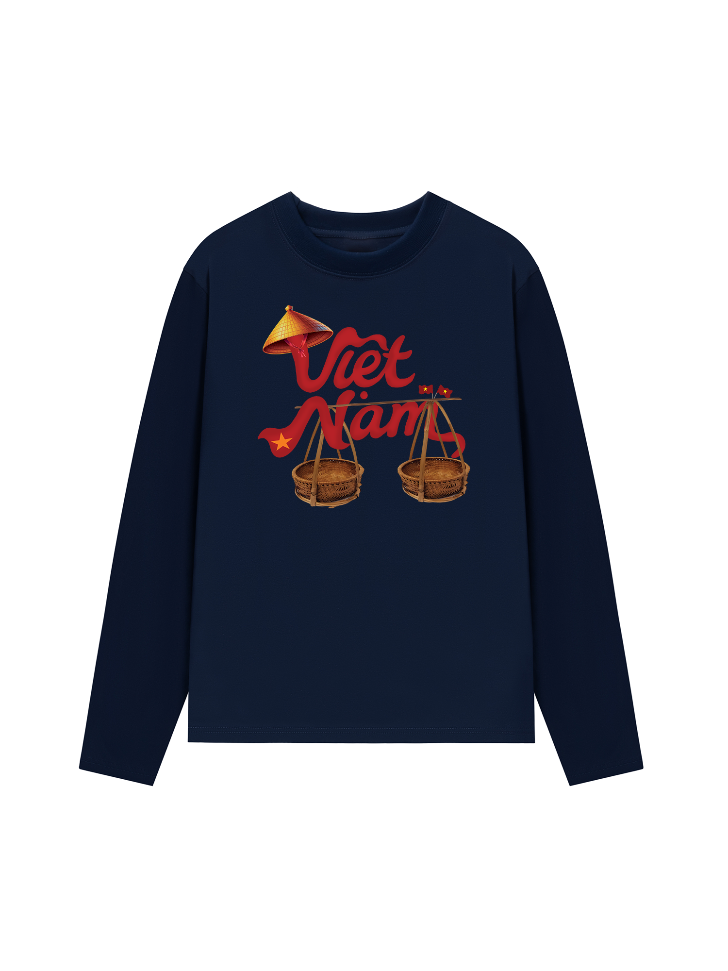 Áo Thun Dài Tay Việt Nam Xưa