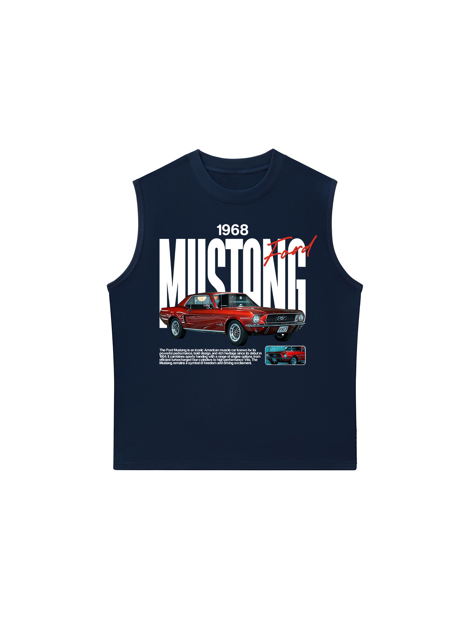 Áo Ba Lỗ Relaxed Fit Ford 1968 Mustang