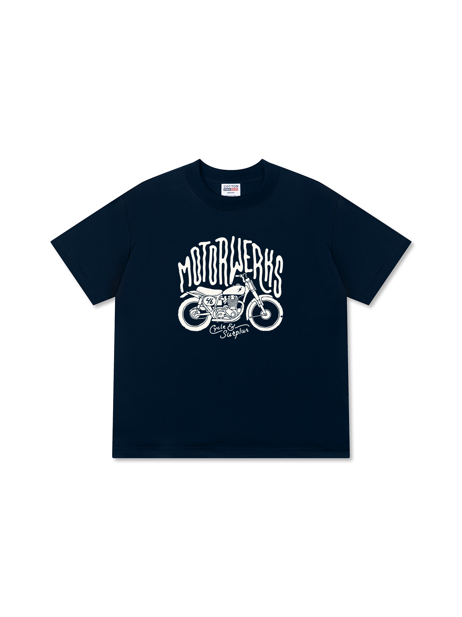 Áo Thun Relaxed Fit Motorbike Retro Ride