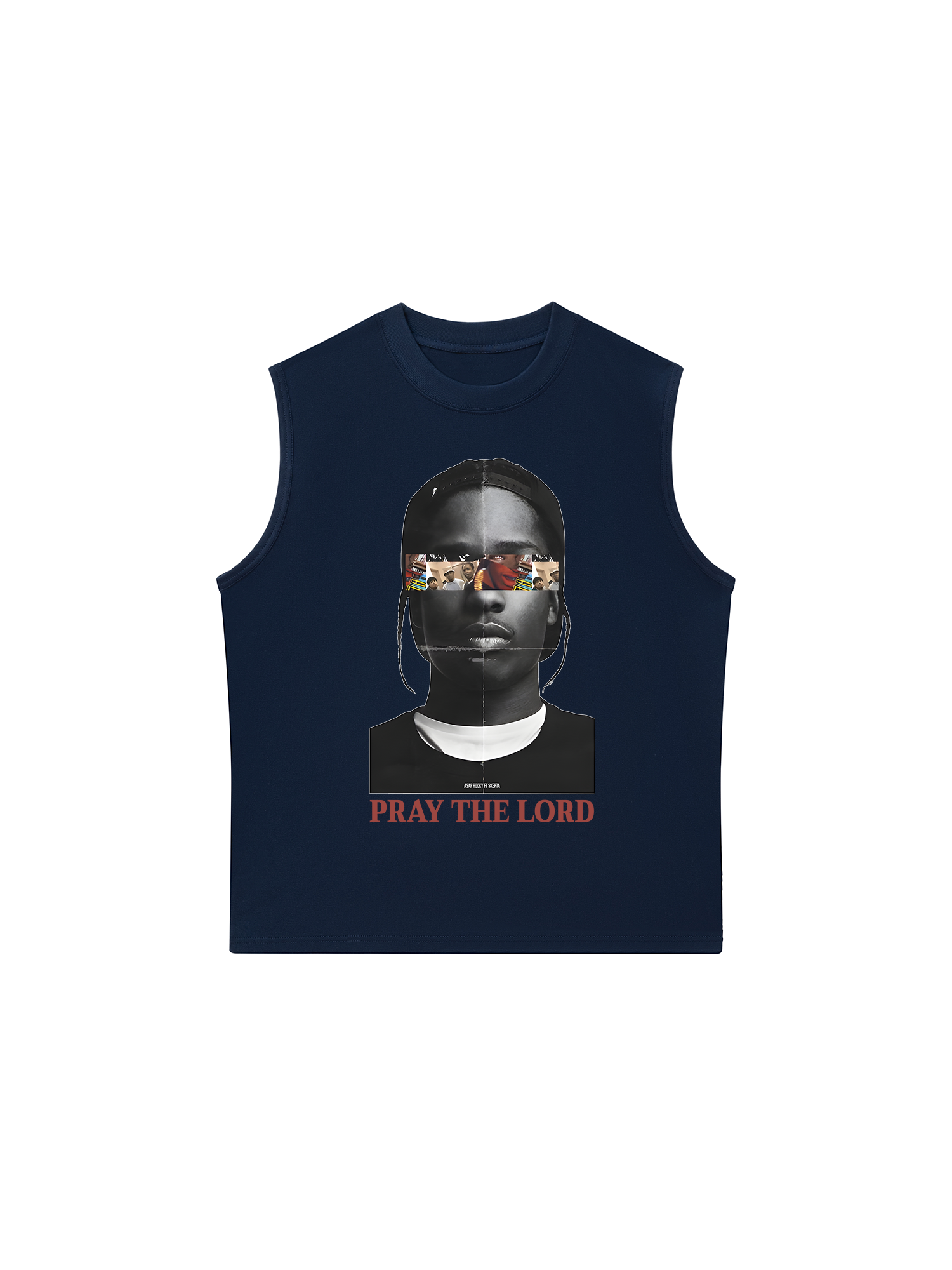 Áo Ba Lỗ Relaxed Fit Rapper Pray The Lord