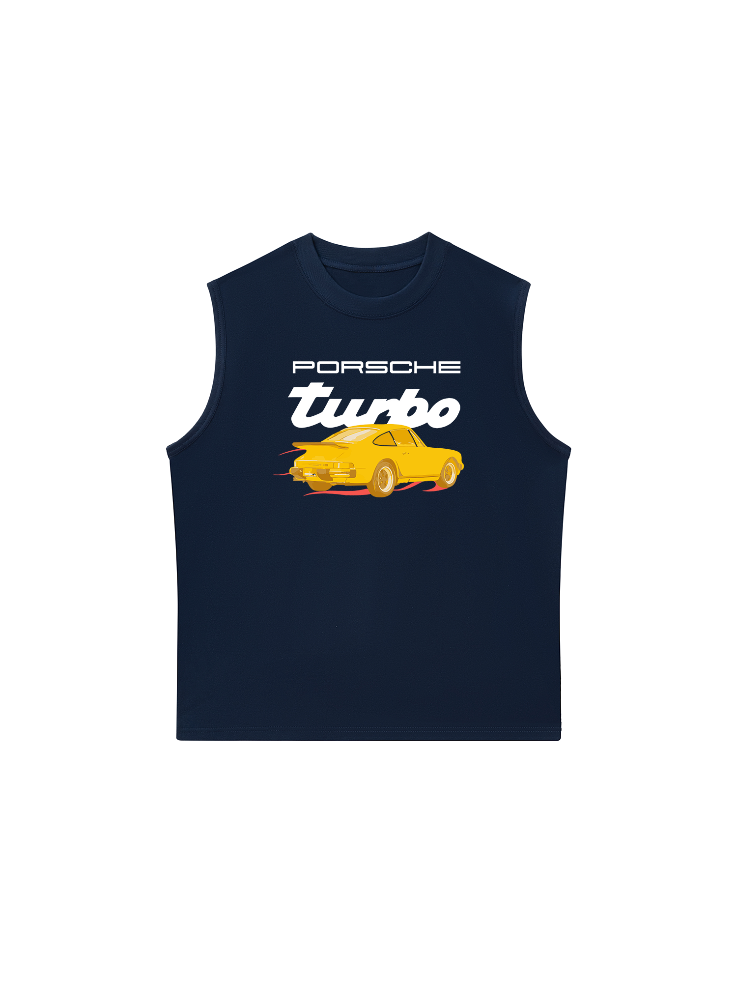 Áo Ba Lỗ Relaxed Fit Porsche Turbo Golden Race