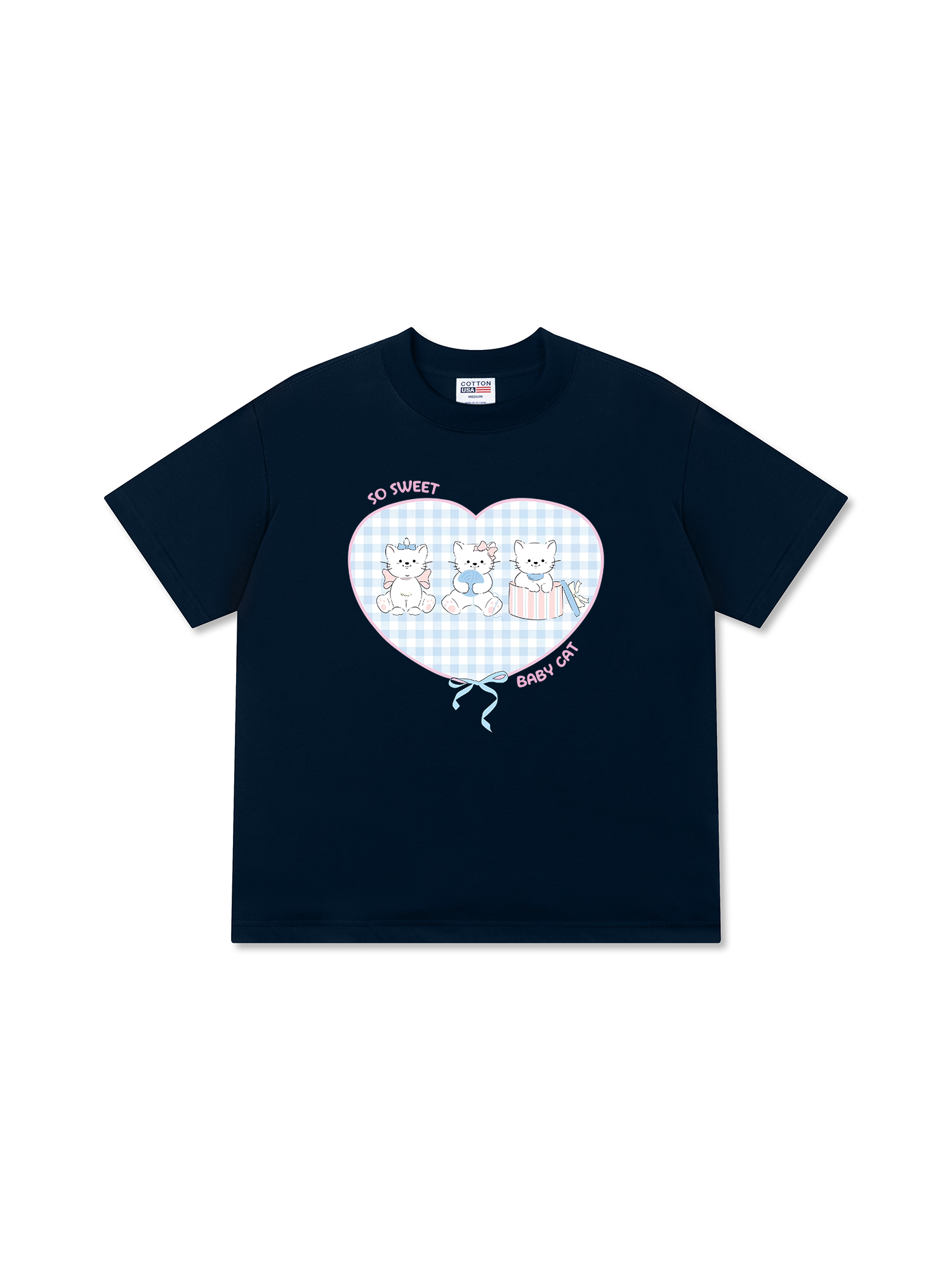 Áo Thun Relaxed Fit So Sweet Baby Cat