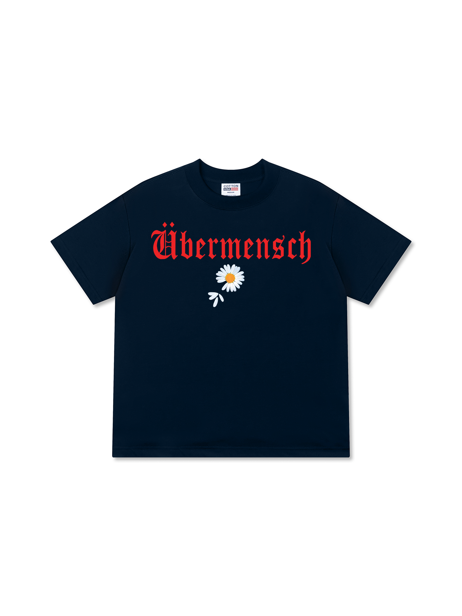 Áo Thun Relaxed Fit Floral With GD Chibi Daisy Flower