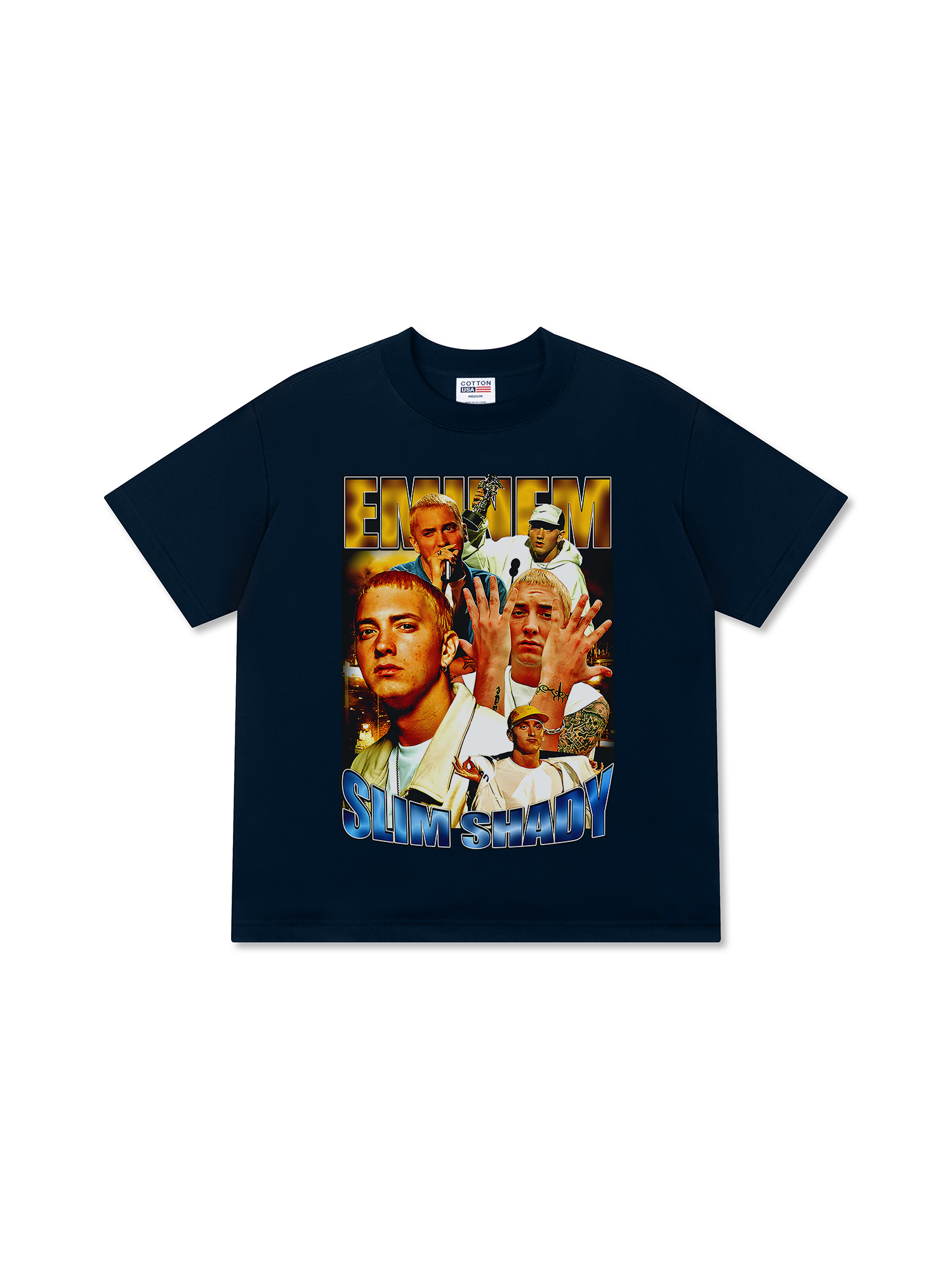 Áo Thun Relaxed Fit Rapper Eminem Vintage Style Essential