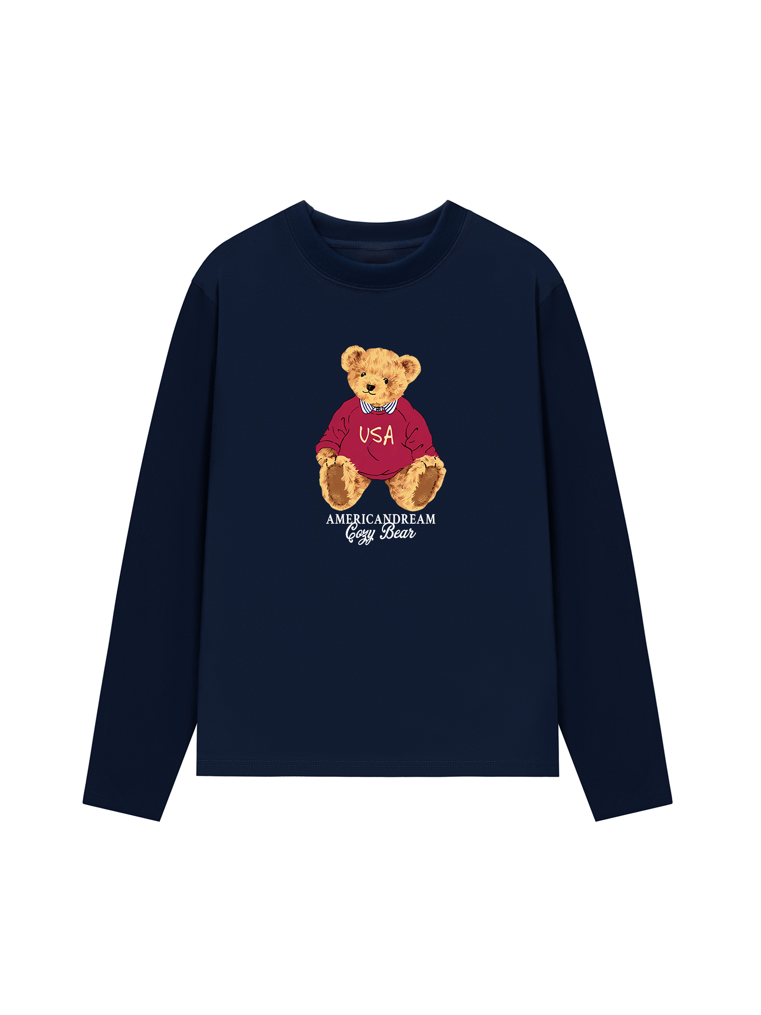 Áo Thun Dài Tay USA Cozy Bear