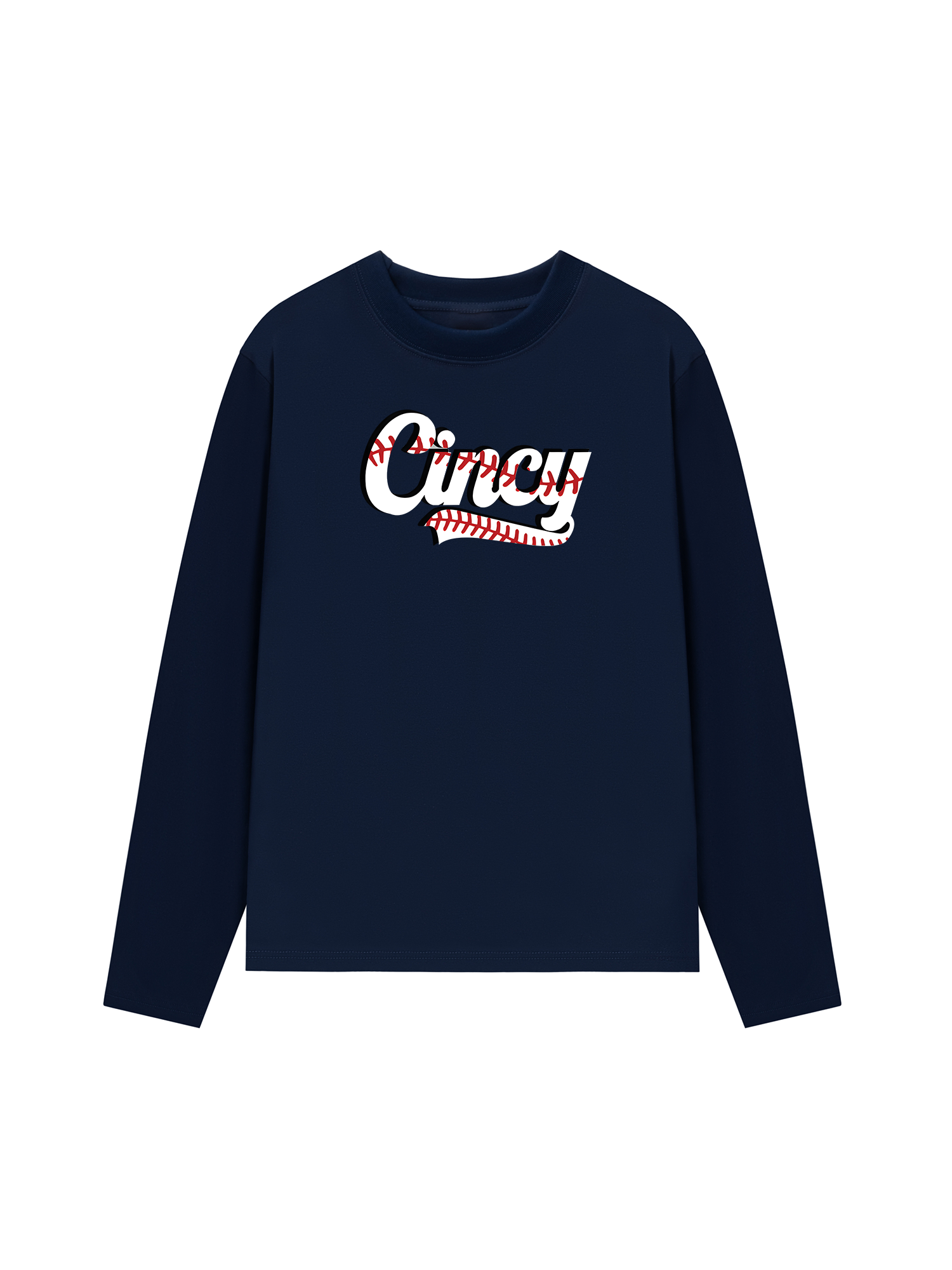 Áo Thun Dài Tay Baseball Cincy