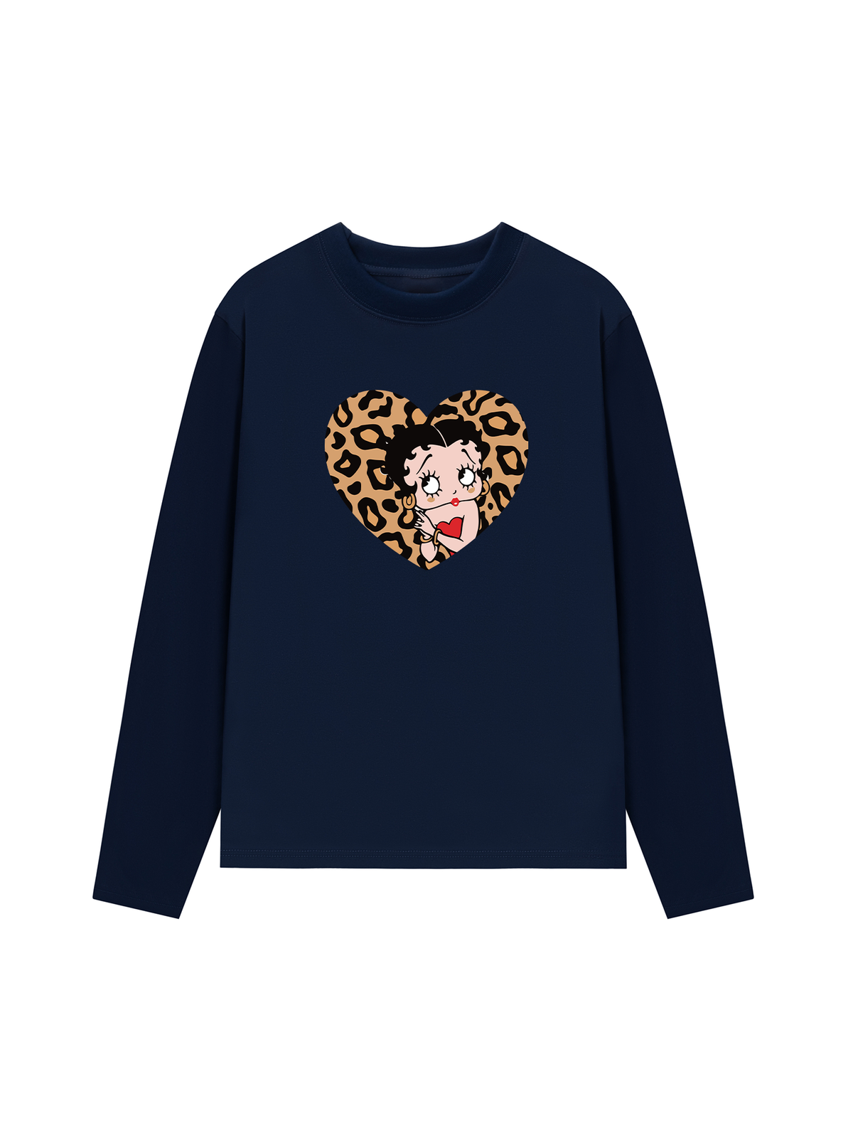 Áo Thun Dài Tay Urban Leopard Betty Cheetah Heart