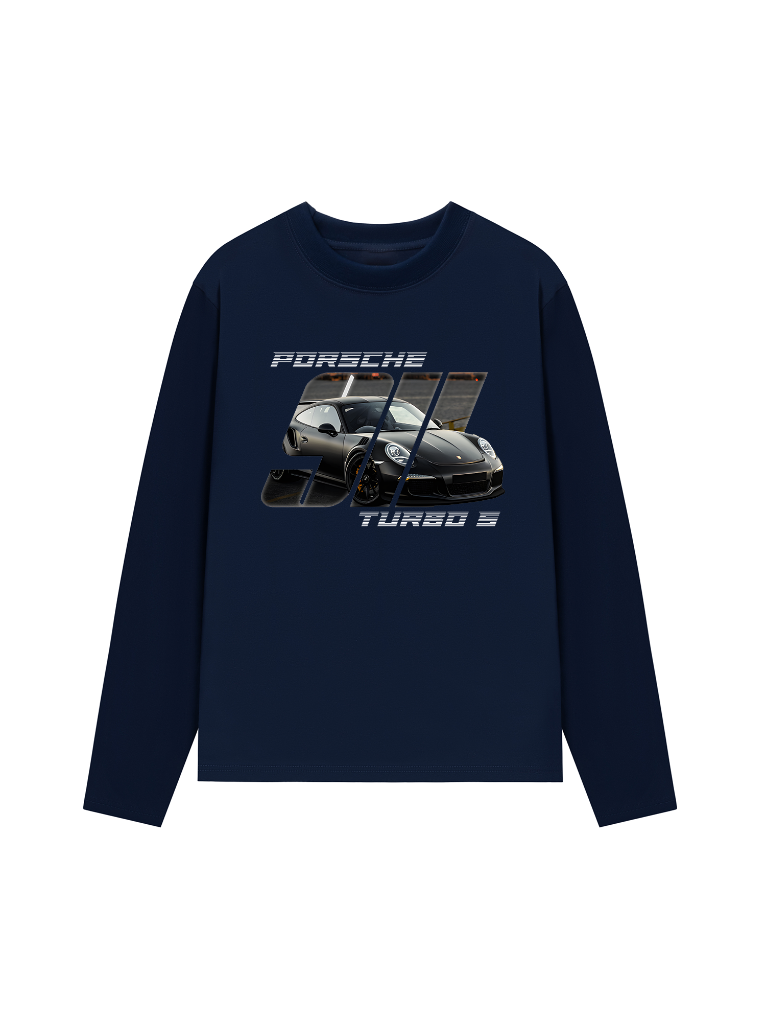 Áo Thun Dài Tay Porsche Silver Turbo S