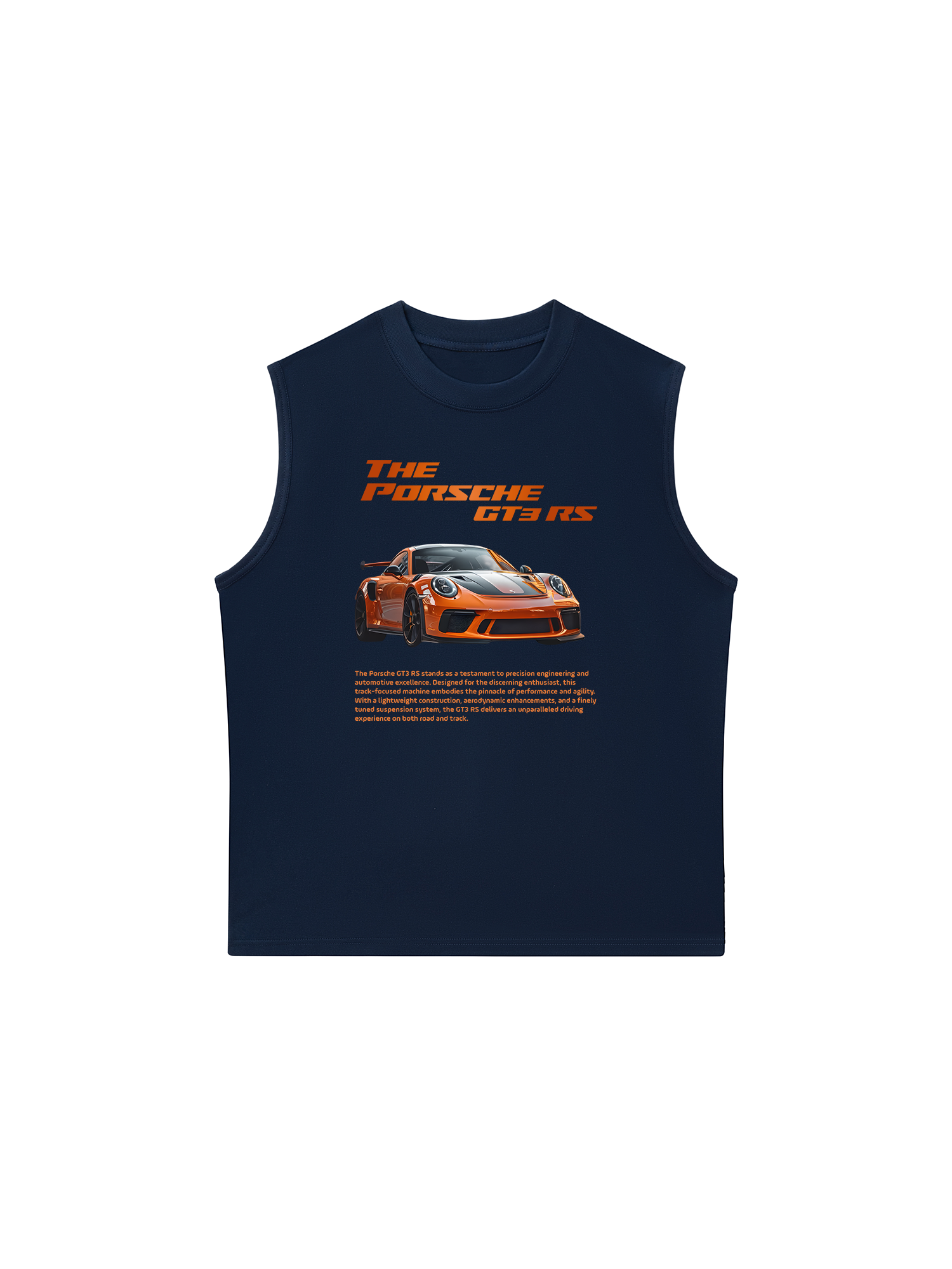 Áo Ba Lỗ Relaxed Fit Porsche Orange Layer GT3 RS