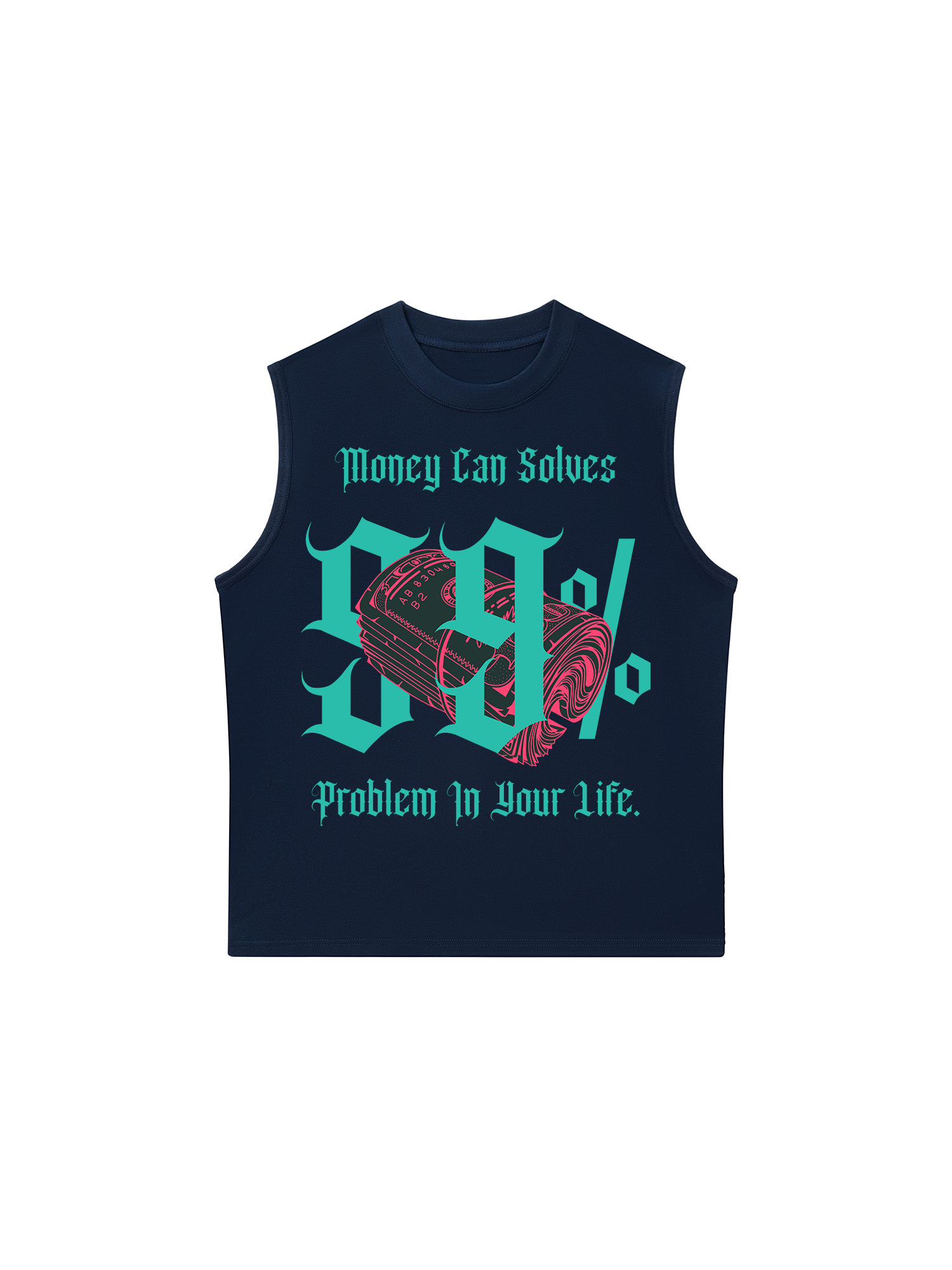 Áo Ba Lỗ Relaxed Fit Money Can Solves