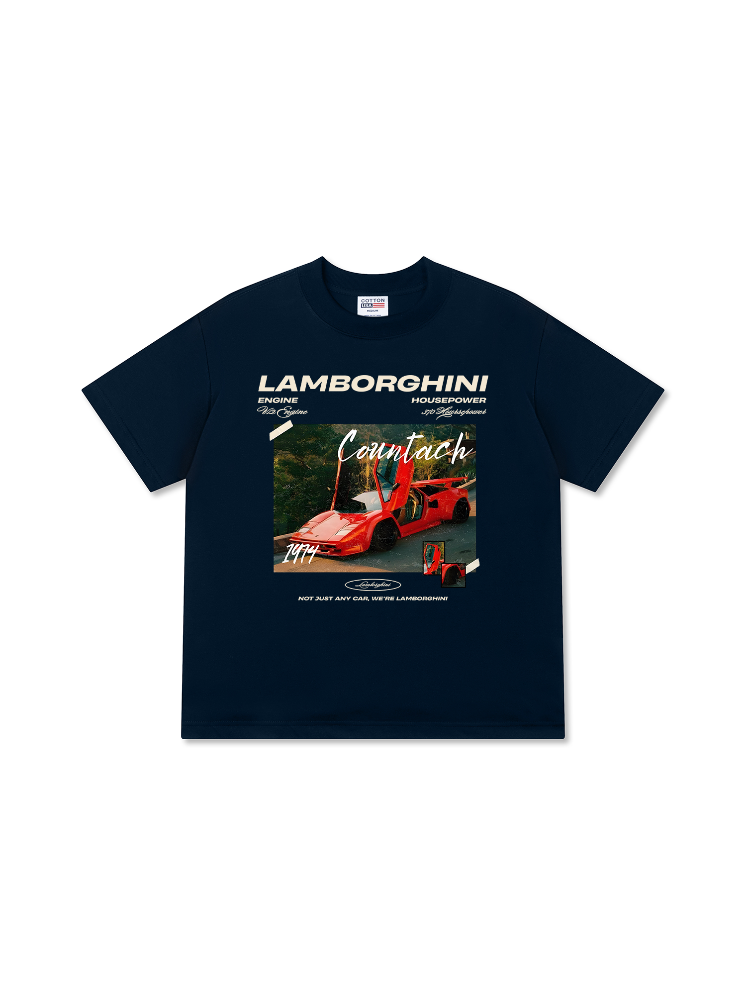 Áo Thun Relaxed Fit Lamborghini Red Countach