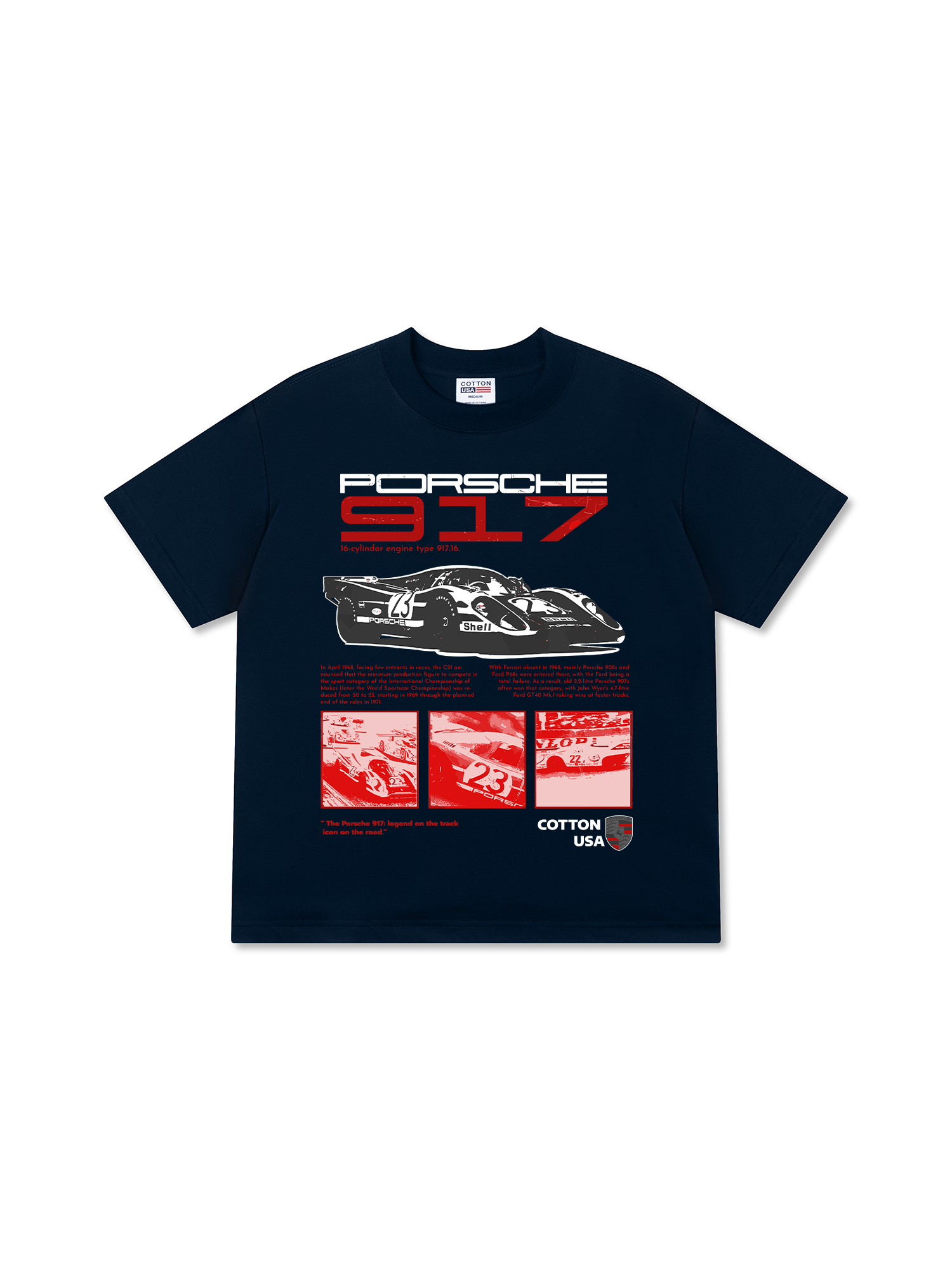 Áo Thun Relaxed Fit Porsche 917 16-Cylindor