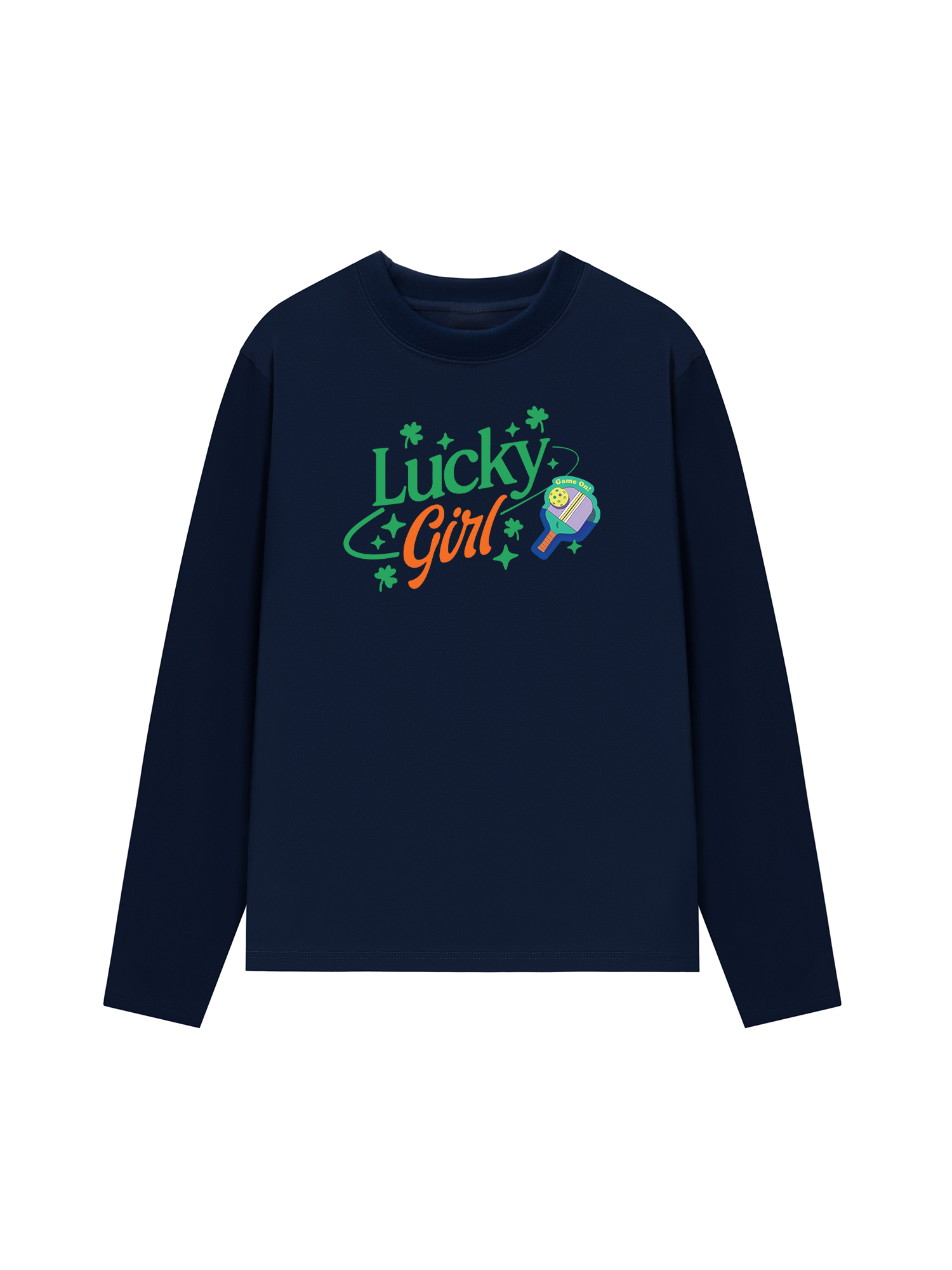 Áo Thun Dài Tay Pickleball Lucky Girl