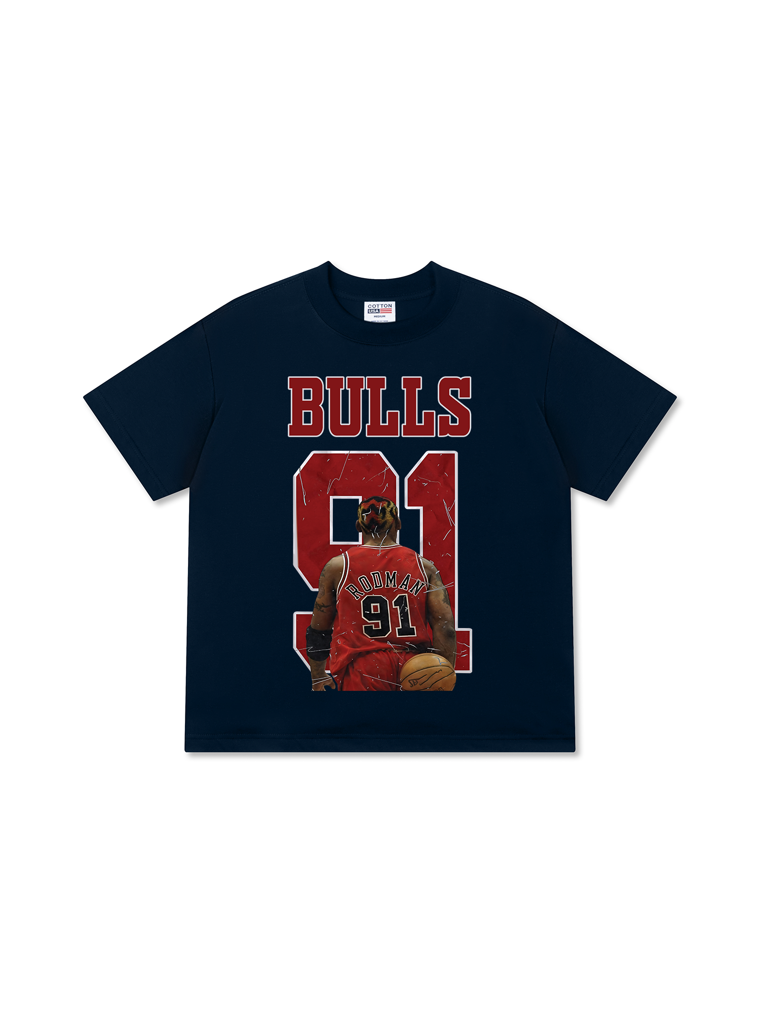 Áo Thun Relaxed Fit Basketball BullRodman