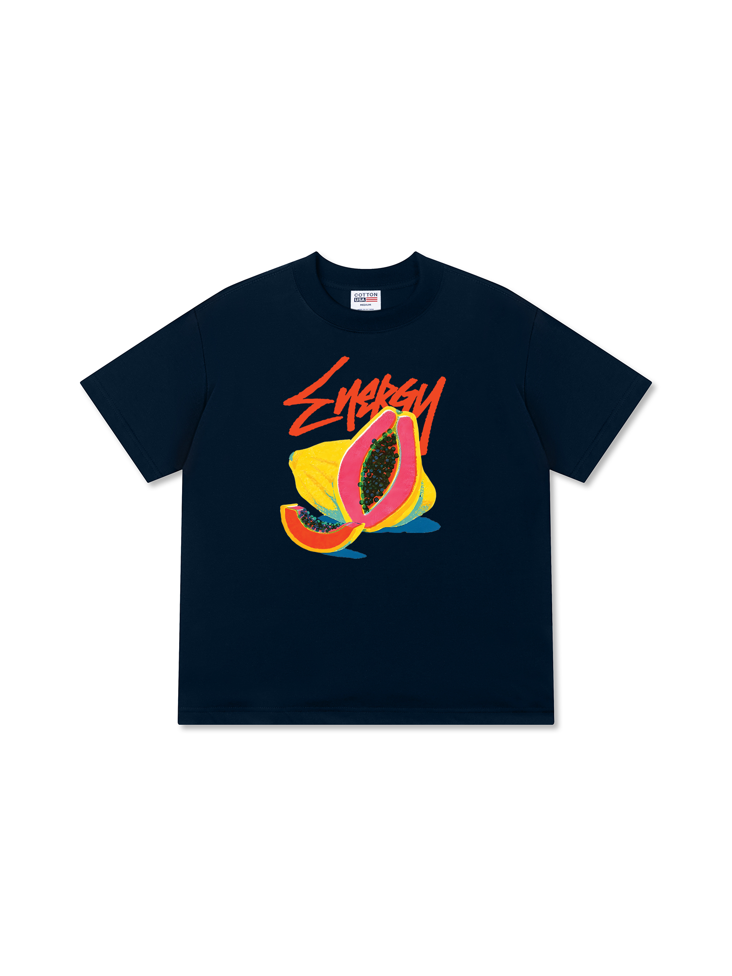 Áo Thun Relaxed Fit Energy Papaya Drip