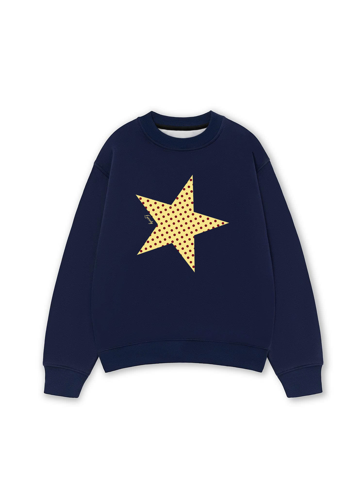 Áo Sweater Nỉ Hai Da Dotty Mood Polka Dot Star