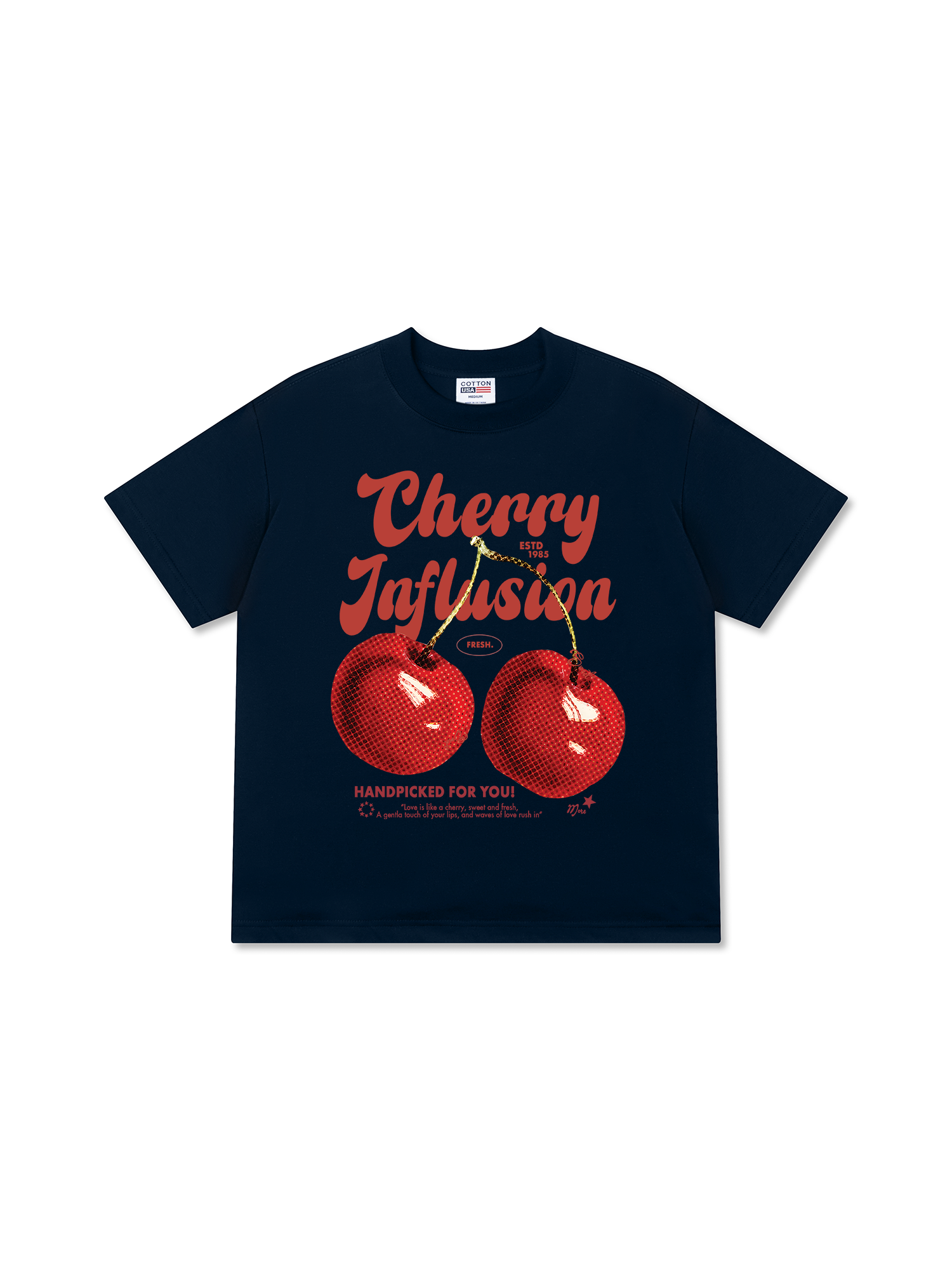 Áo Thun Relaxed Fit Tropical Cherry Influsion