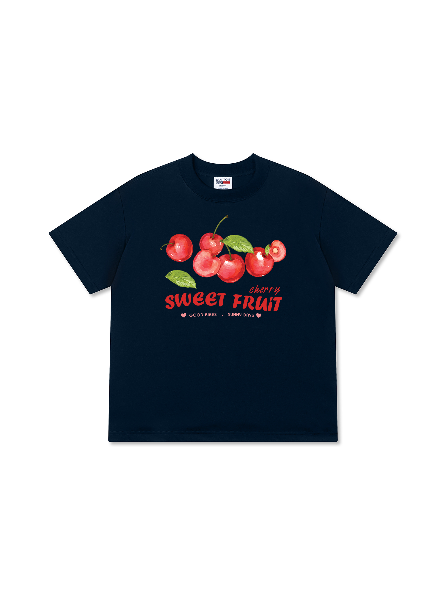 Áo Thun Relaxed Fit Tropical Cherry Sweet Fruit